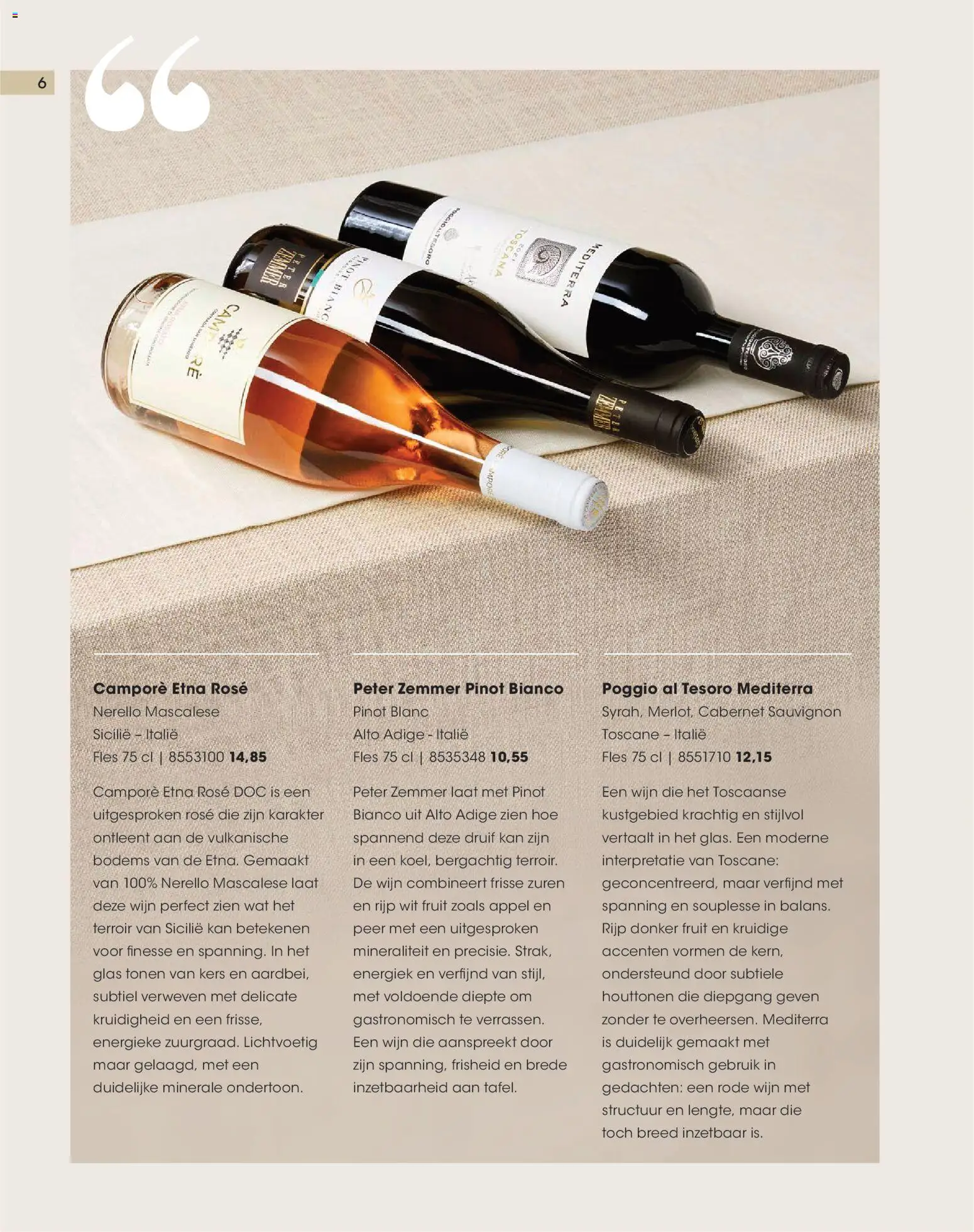 {H1} | Pagina: 6 | Producten: Druif, Wijn, Kan, Fles