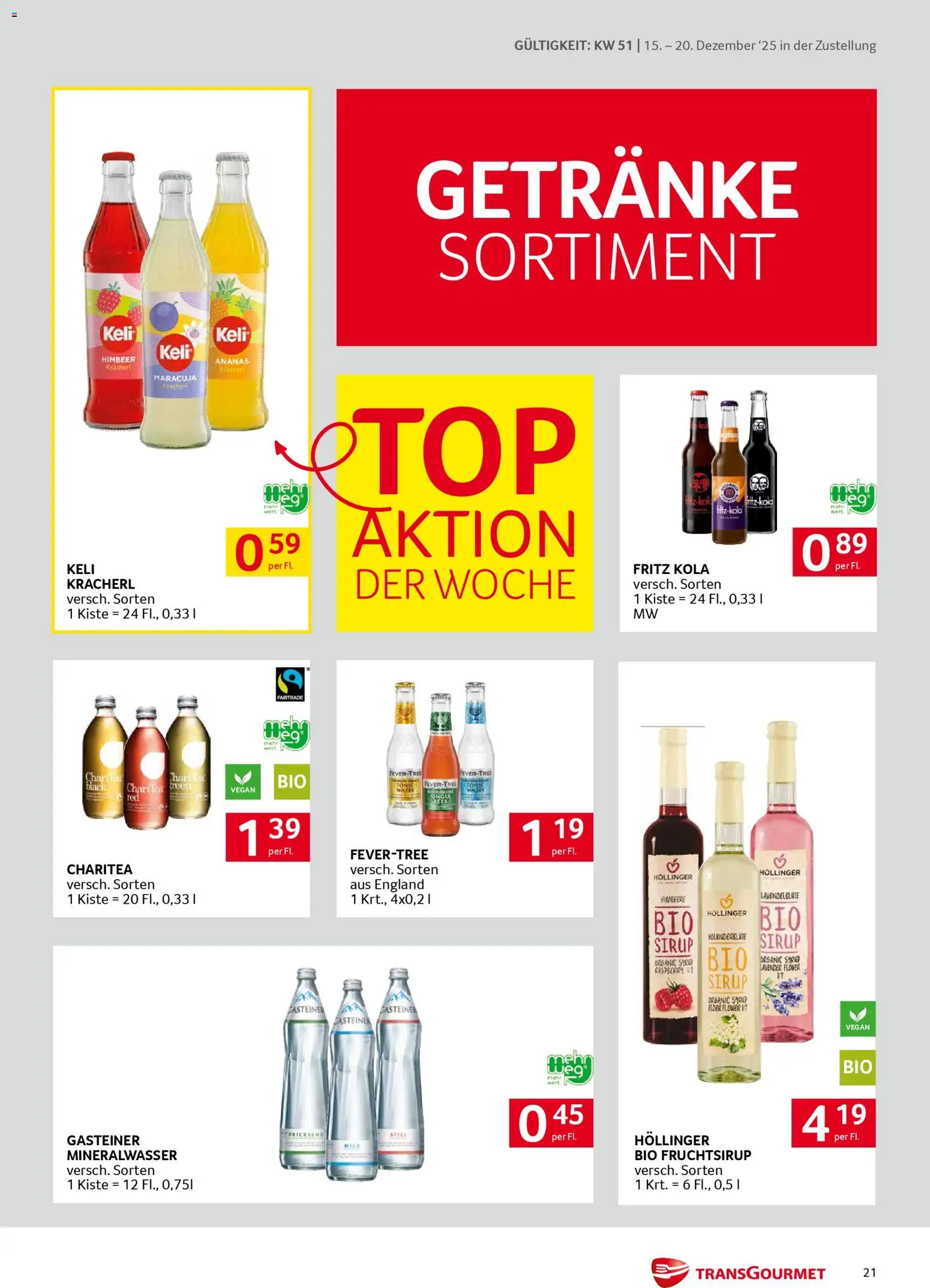 Transgourmet Zustellaktion gültig ab 15.12.2025 | Seite: 21 | Produkte: Ananas