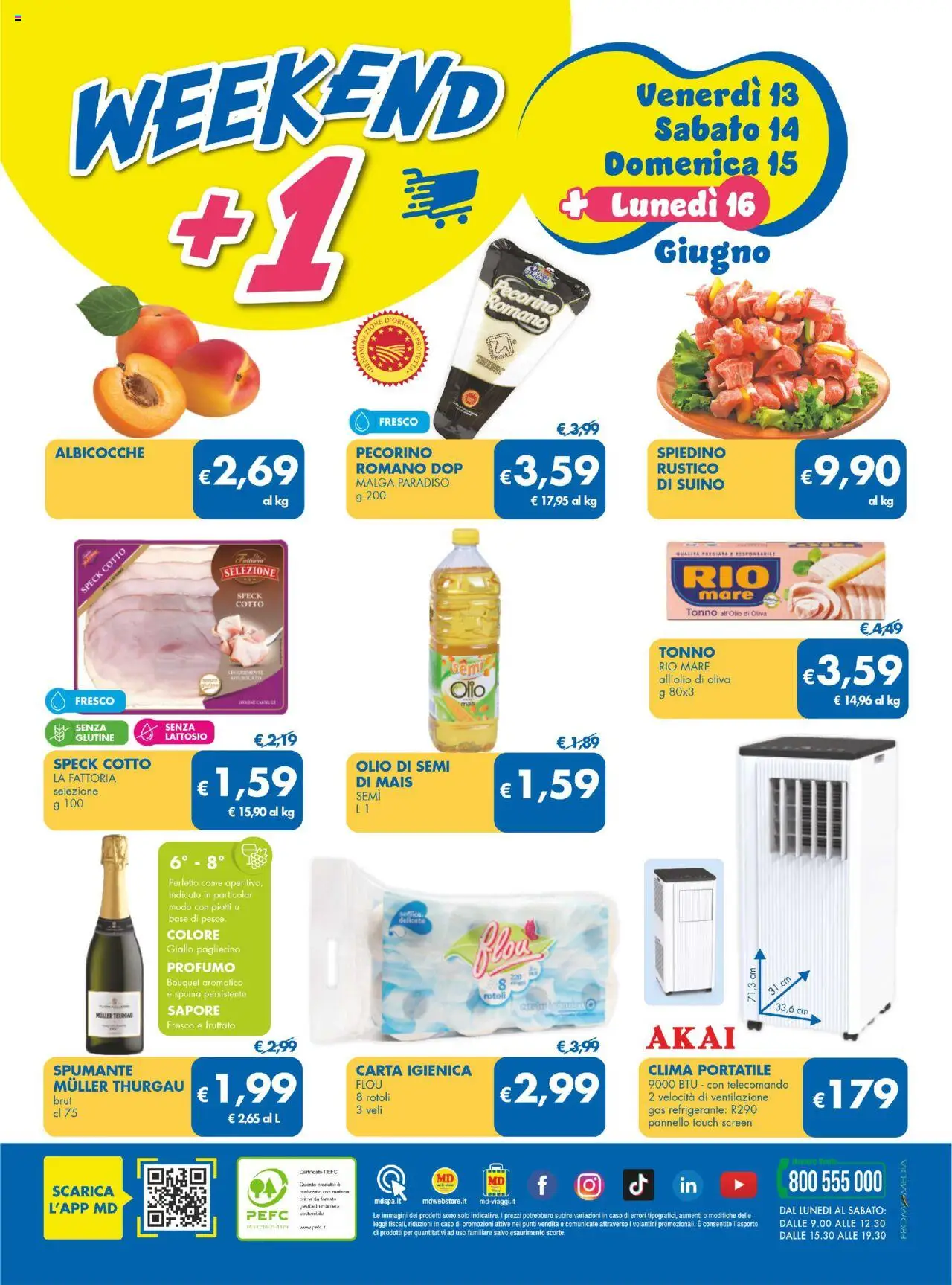 Volantino MD Discount del 03.06.2025 | Pagina: 33 | Prodotti: Speck, Spumante, Tonno, Pecorino Romano