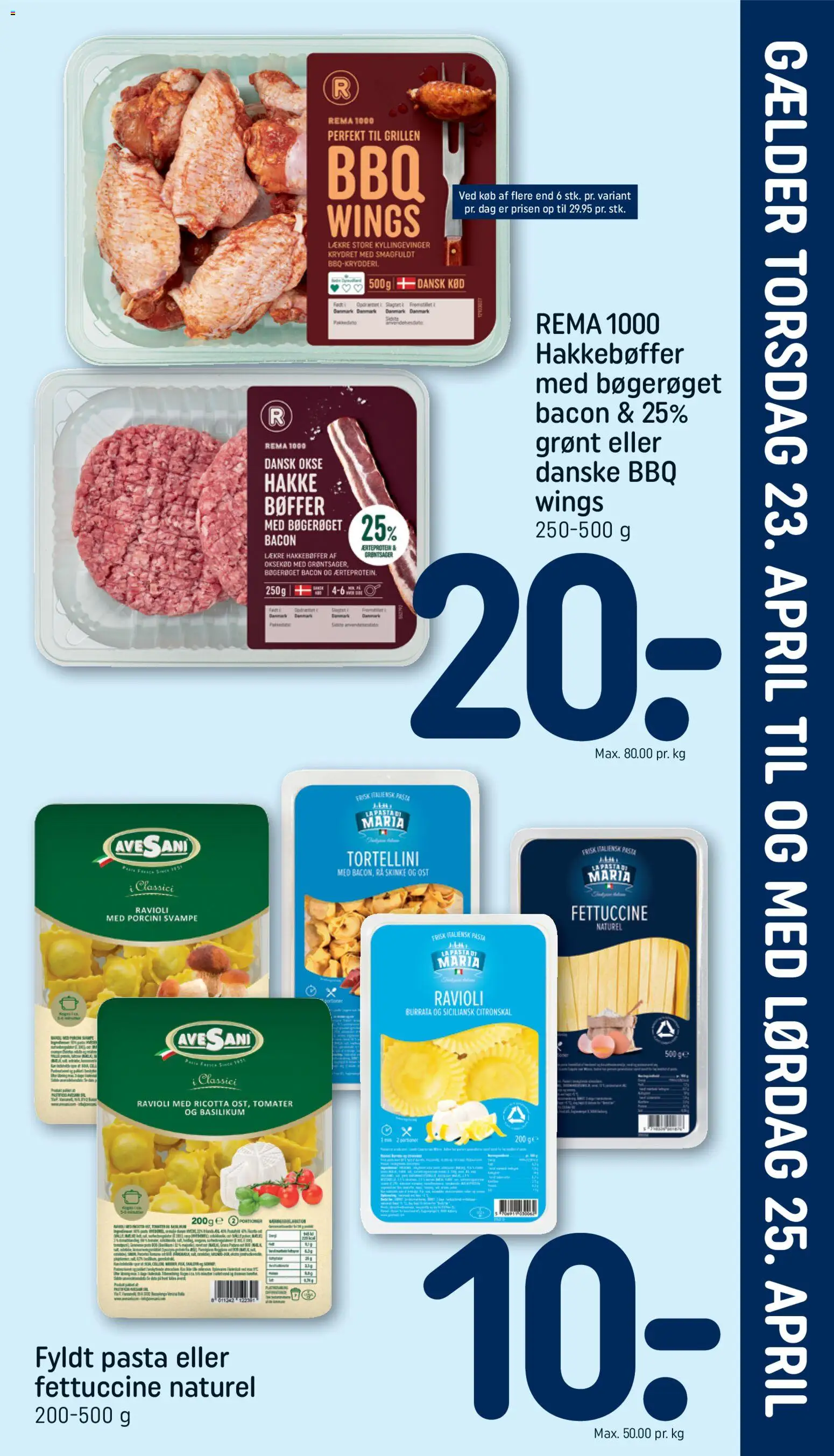 Rema 1000 tilbudsavis – gyldig fra 19.04.2026 | Side: 21 | Produkter: Skinke, Tomater, Bøffer, Basilikum