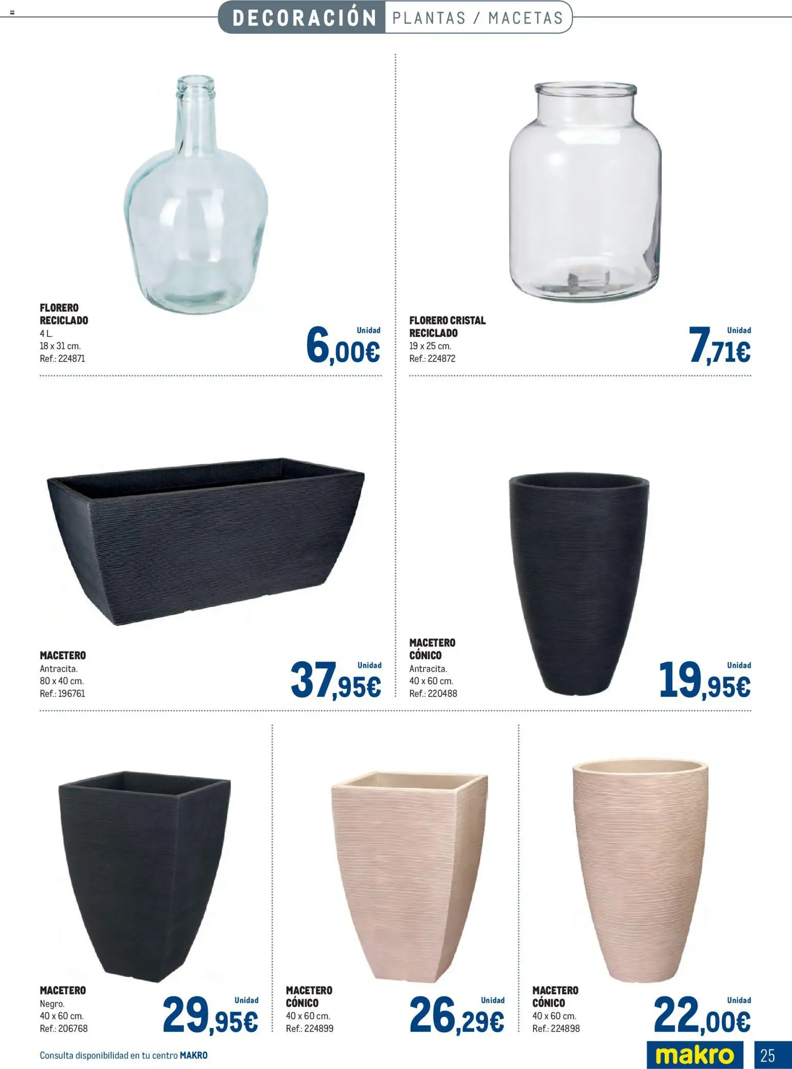 Makro - Especial Terrazas Canarias │ válido desde el 09.03.2026 | Página: 25 | Productos: Florero, Macetero