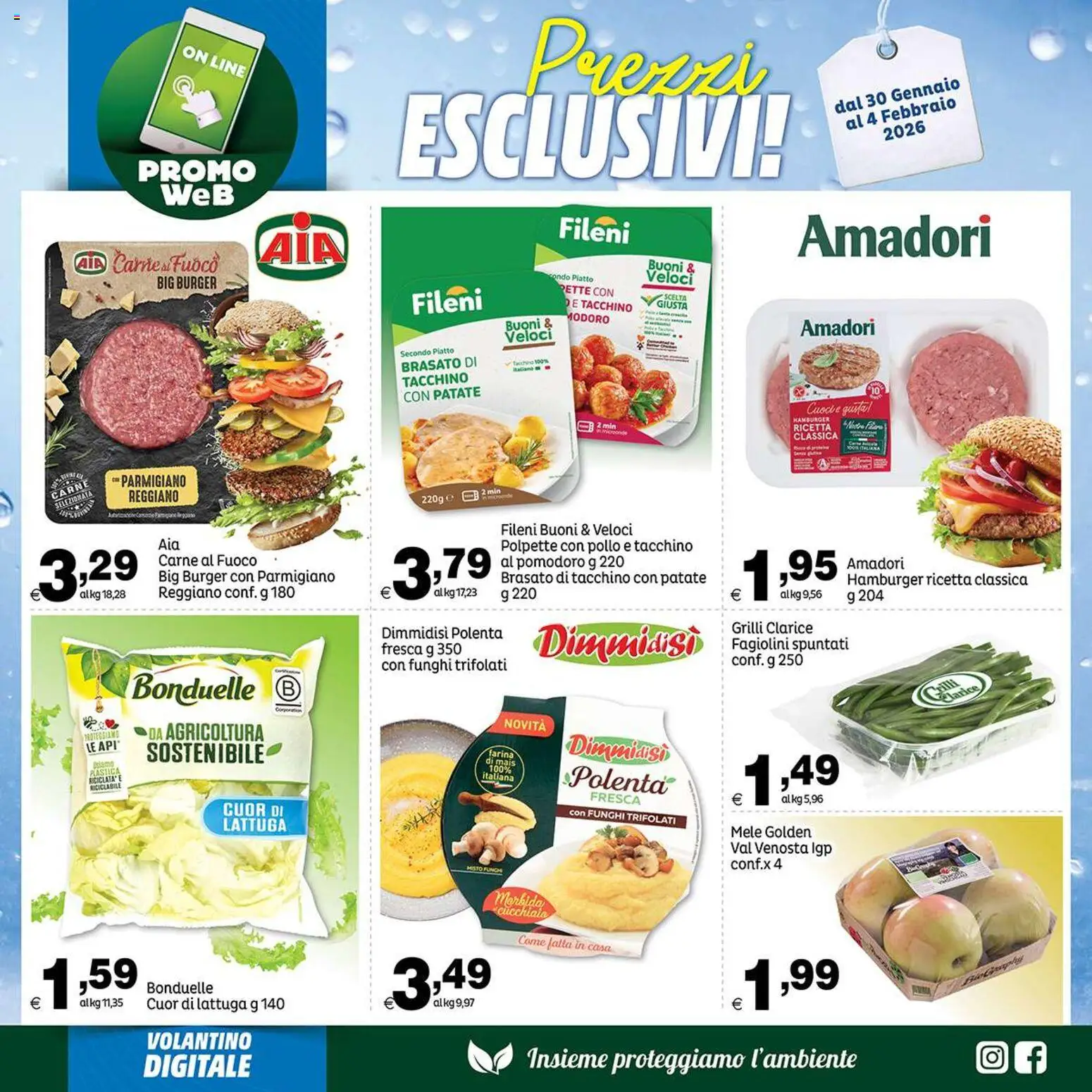 Volantino Elite Supermercati del 30.01.2026 | Pagina: 7 | Prodotti: Patate, Tacchino, Farina, Lattuga