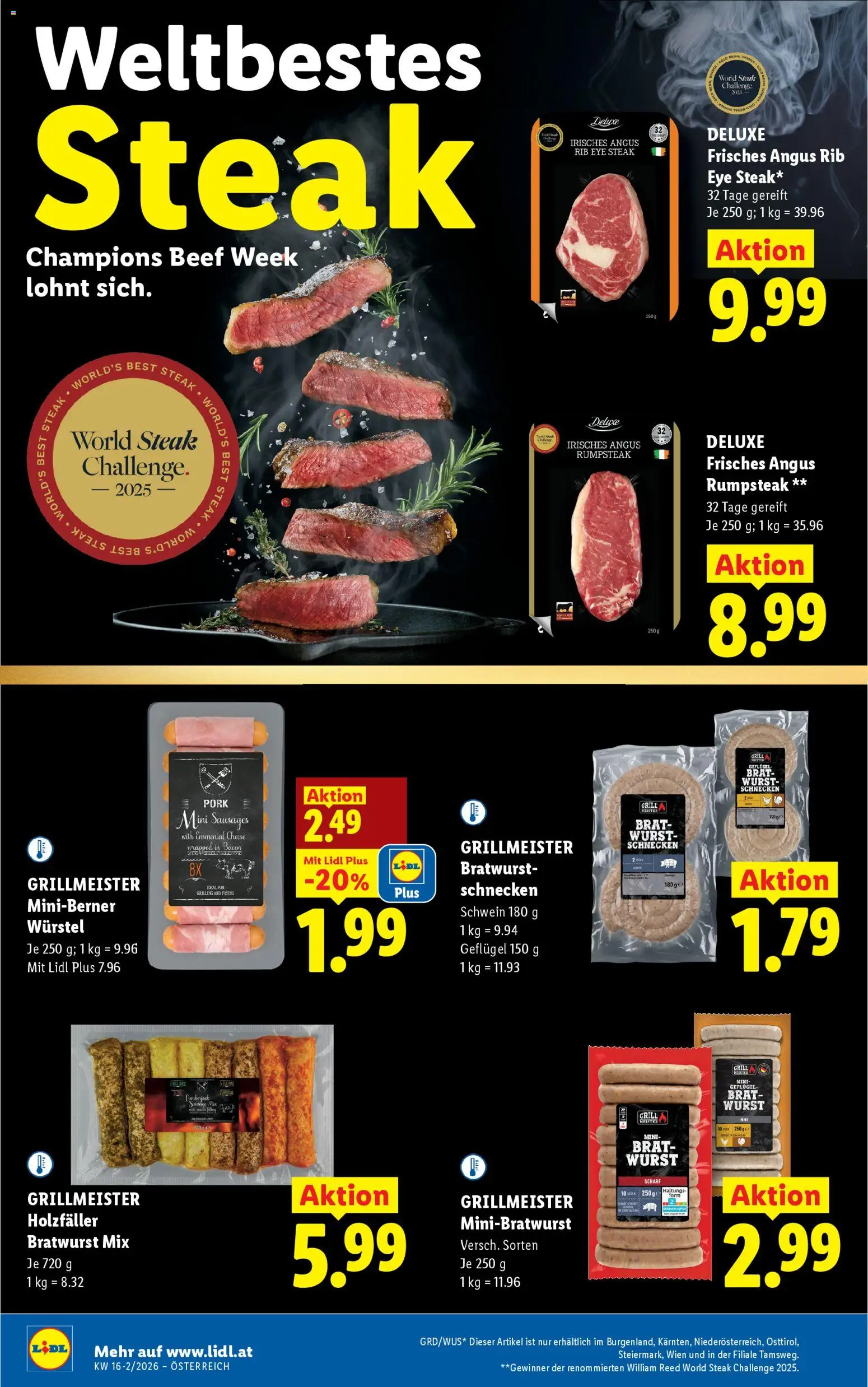 Lidl Flugblatt - Oberpullendorf, Güssing, Oberwart gültig ab 16.04.2026 | Seite: 6 | Produkte: Rock, Wurst, Grill