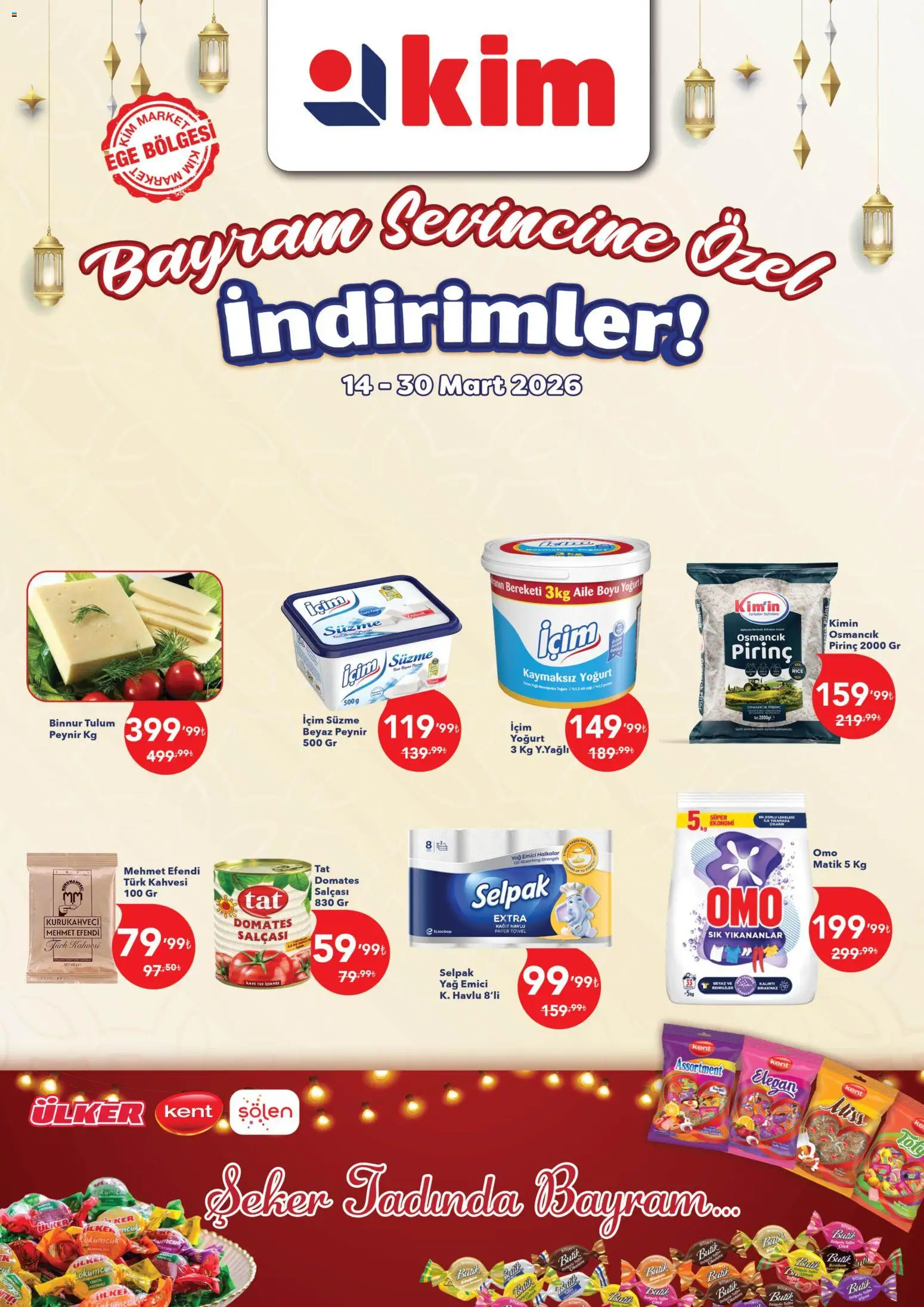 Kim Market Katalog - Ege Insert - 14.03.2026 tarihinden itibaren geçerlidir | Sayfa: 1 | Ürünler: Domates, Yağ, Tulum, Kağıt havlu