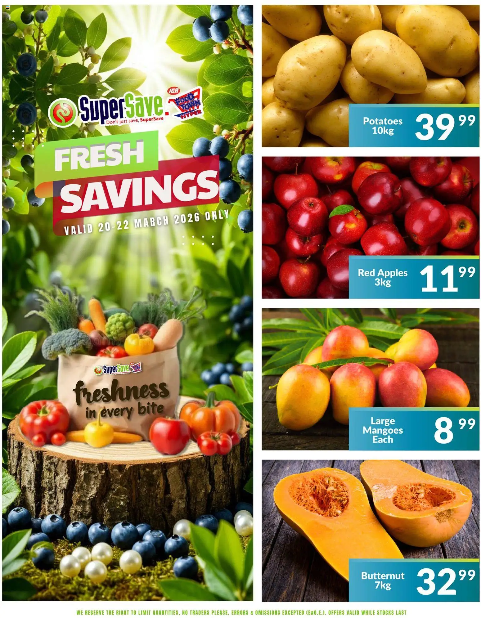New Super Save catalogue – valid from 20.03.2026 | Page: 2 | Products: Apples, Potatoes