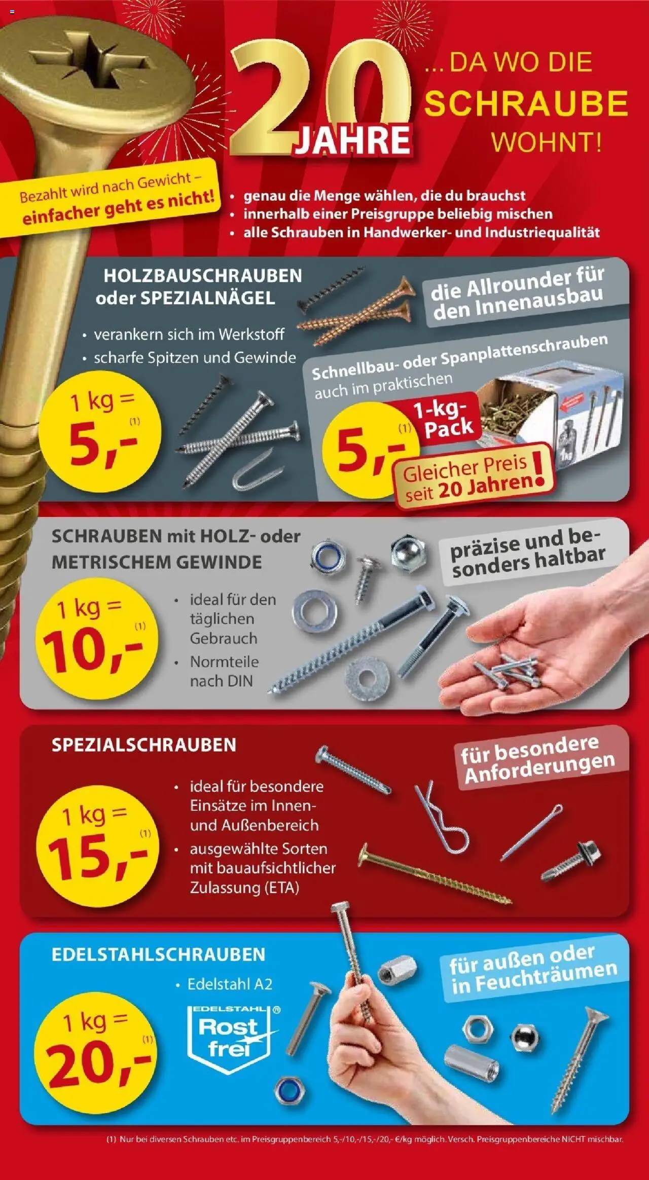 Sonderpreis Baumarkt - Wiedereröffnung Wenden - gültig ab dem 13.05.2025 | Seite: 2 | Produkte: Gewicht