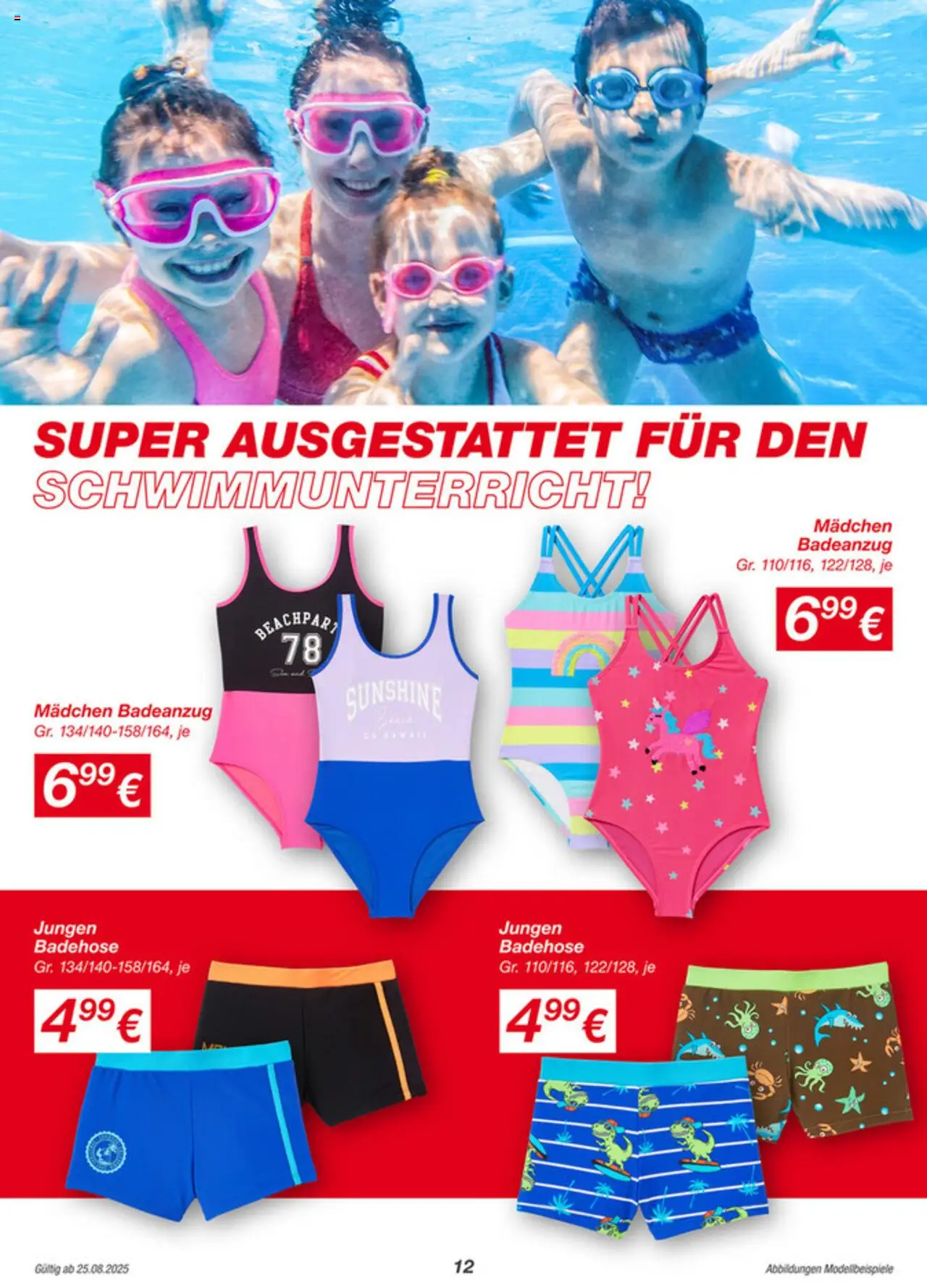 Kik Prospekt aktuell gültig ab 25.08.2025 | Seite: 12 | Produkte: Badeanzug