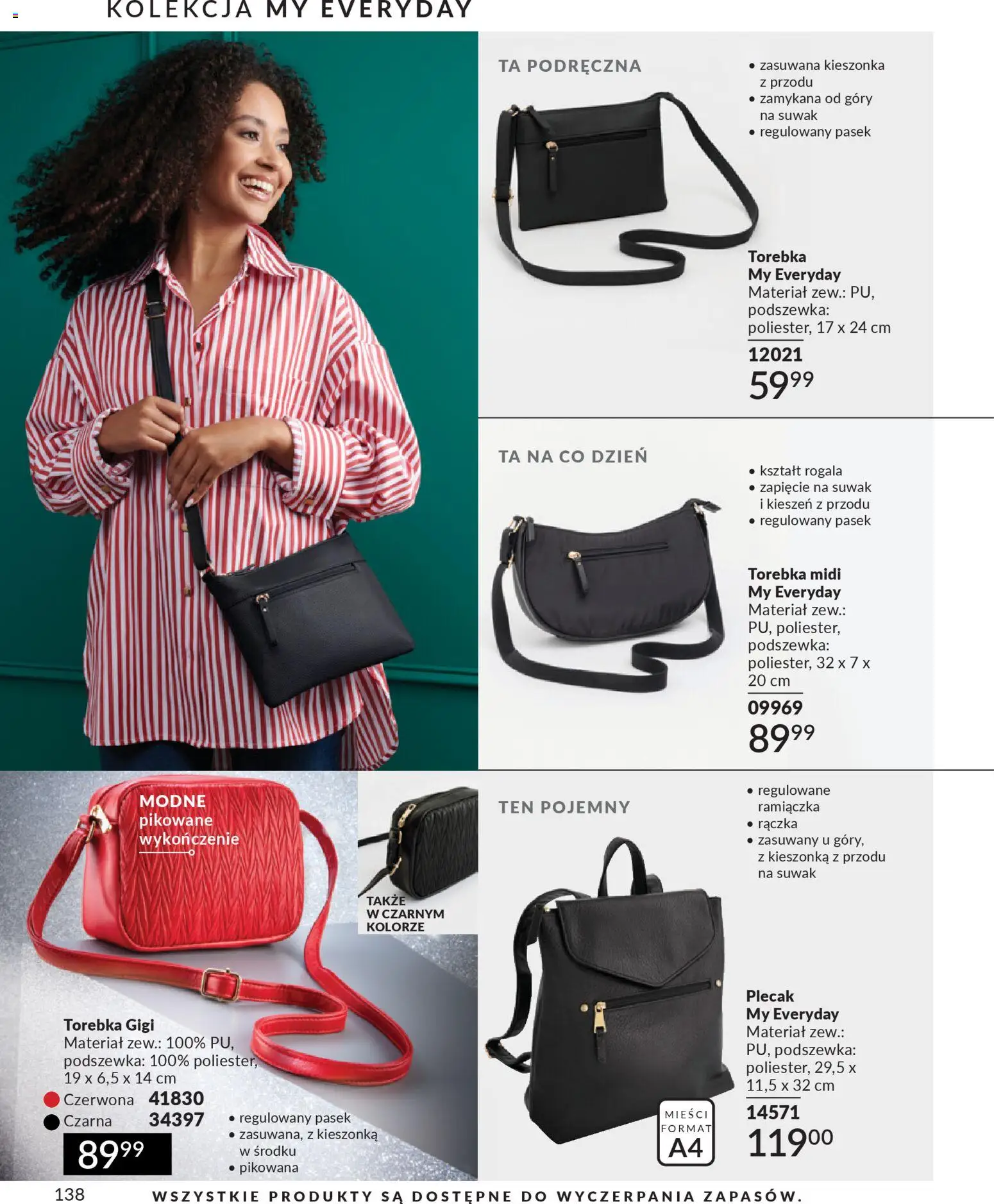 Avon Katalog 1 2026 od 01.01.2026 | Strona: 137 | Produkty: Torebka, Plecak, Pasek