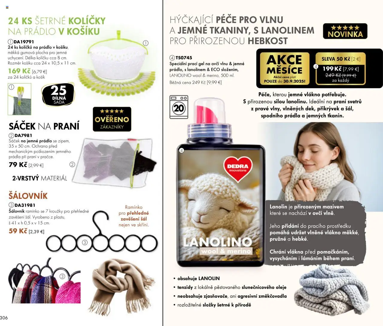 Dedra Katalog september 2025 │ platný od 01.09.2025 | Strana: 6 | Produkty: Šál