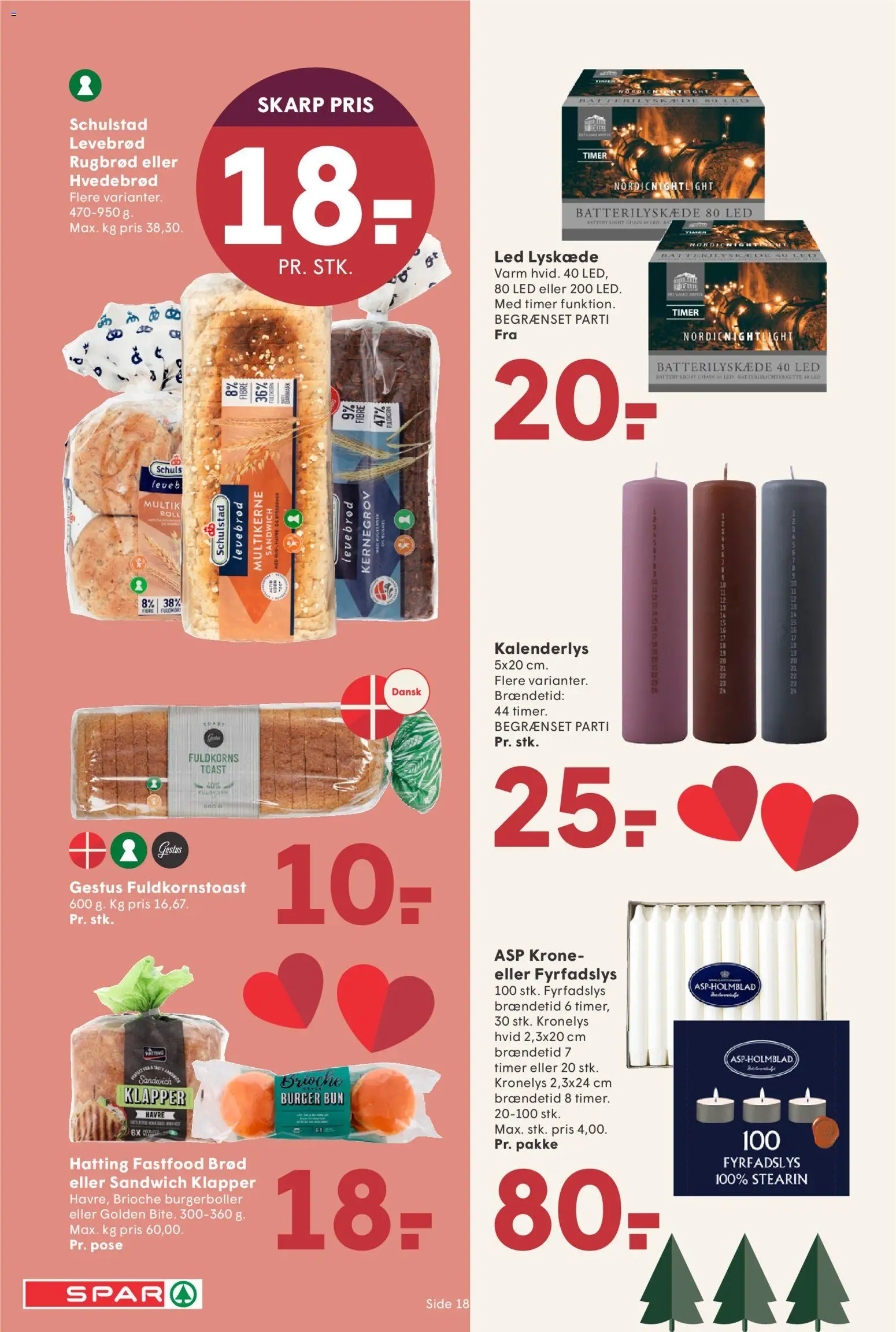 Spar tilbudsavis – gyldig fra 31.10.2025 | Side: 19 | Produkter: Brød, Burgerboller, Rugbrød