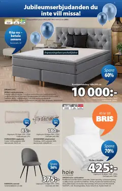JYSK erbjudanden - Förhandsvisning av reklamblad från butik JYSK aktuell från 30.03.2026 | Sida: 3 | Produkter: Sängöverkast, Resårmadrass, Täcke, Kudde