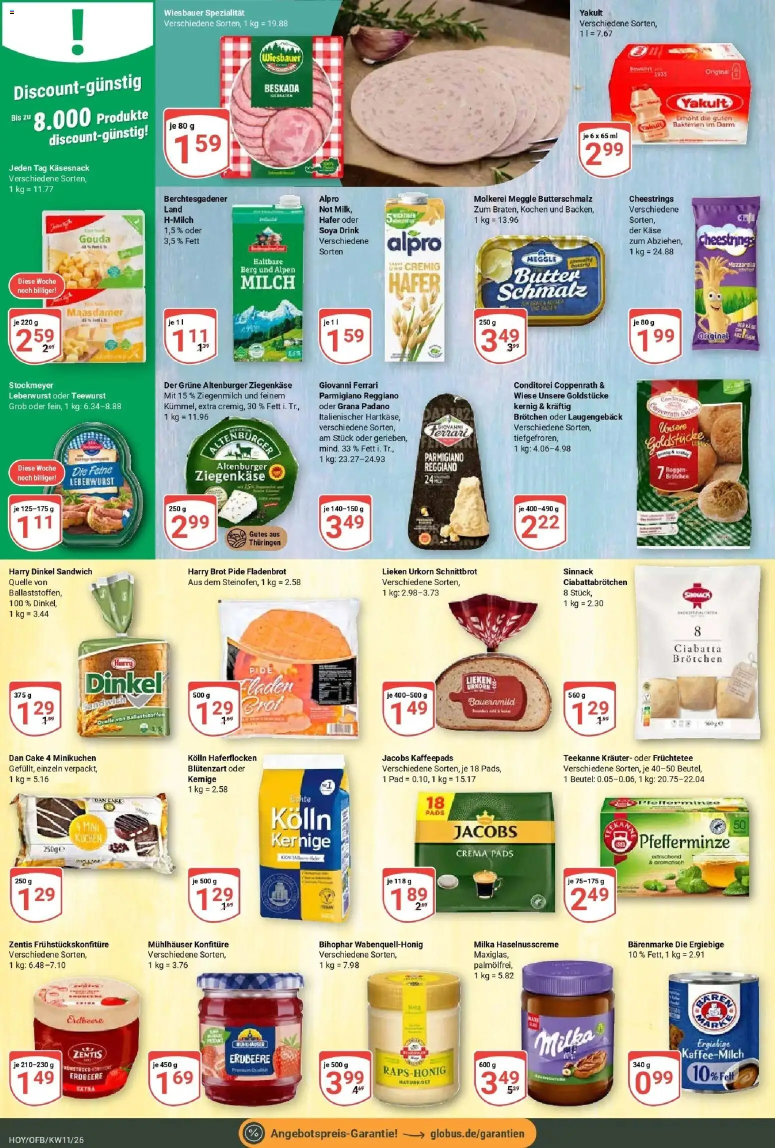 Globus prospekt Hoyerswerda	 – gültig ab 09.03.2026 | Seite: 10 | Produkte: Kolln haferflocken, Käse, Gouda, Alpro