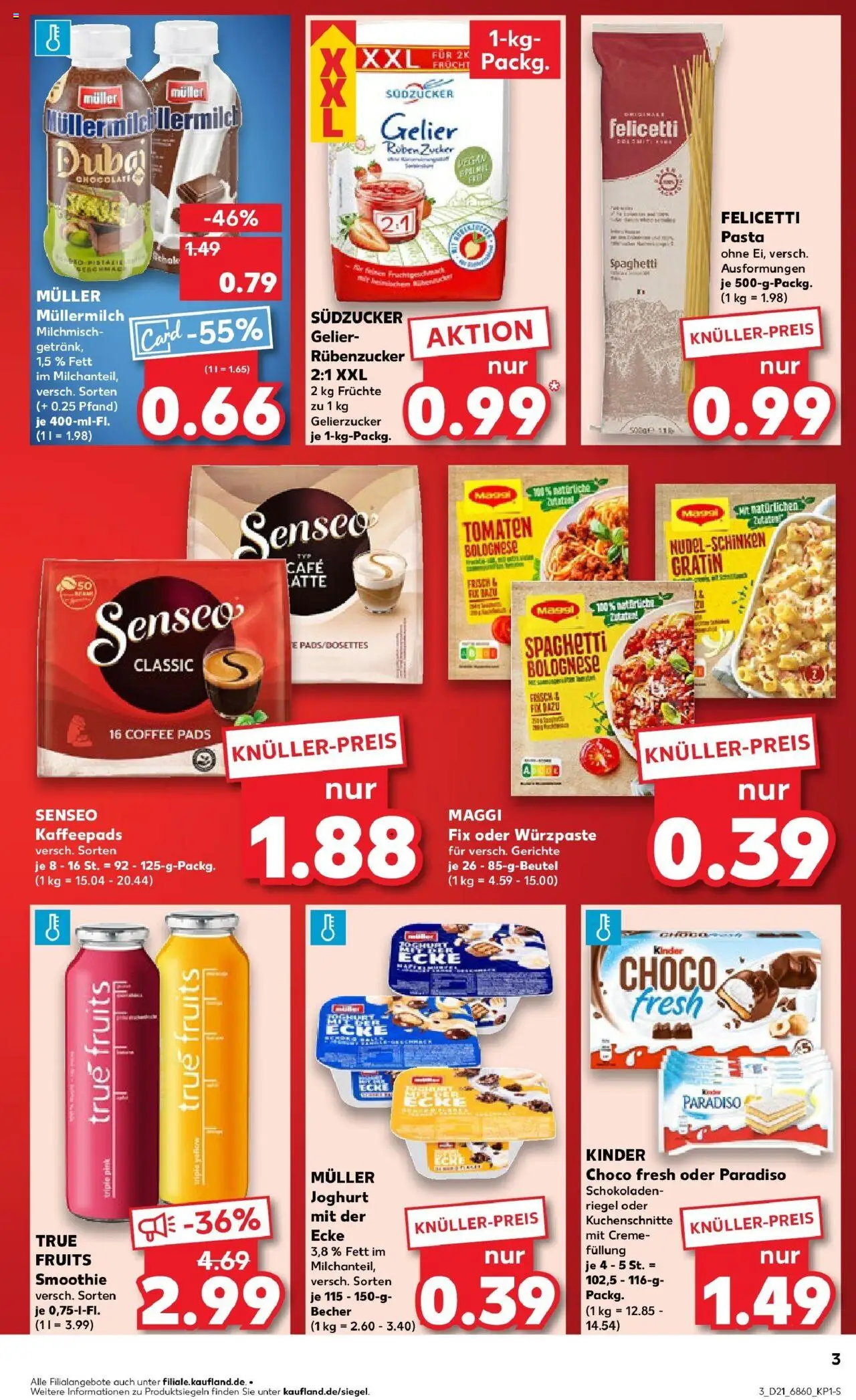 Kaufland prospekt Bad Kreuznach	 - gültig ab dem 22.05.2025 | Seite: 3 | Produkte: Gelierzucker, Creme, Zucker, Muller mullermilch