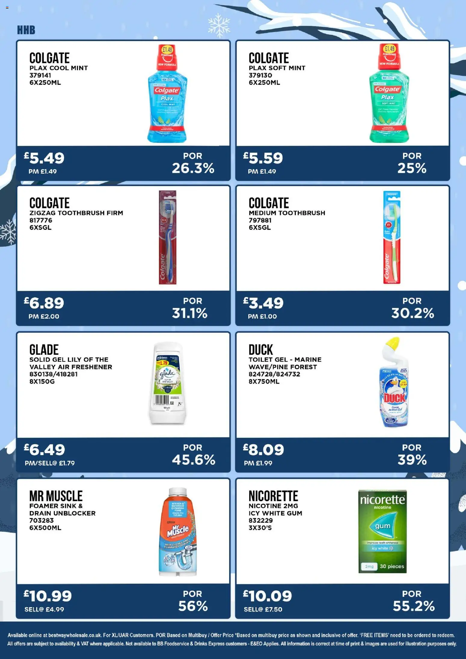 {H1} | Page: 14 | Products: Toilet, Colgate, Kitchen, Mint