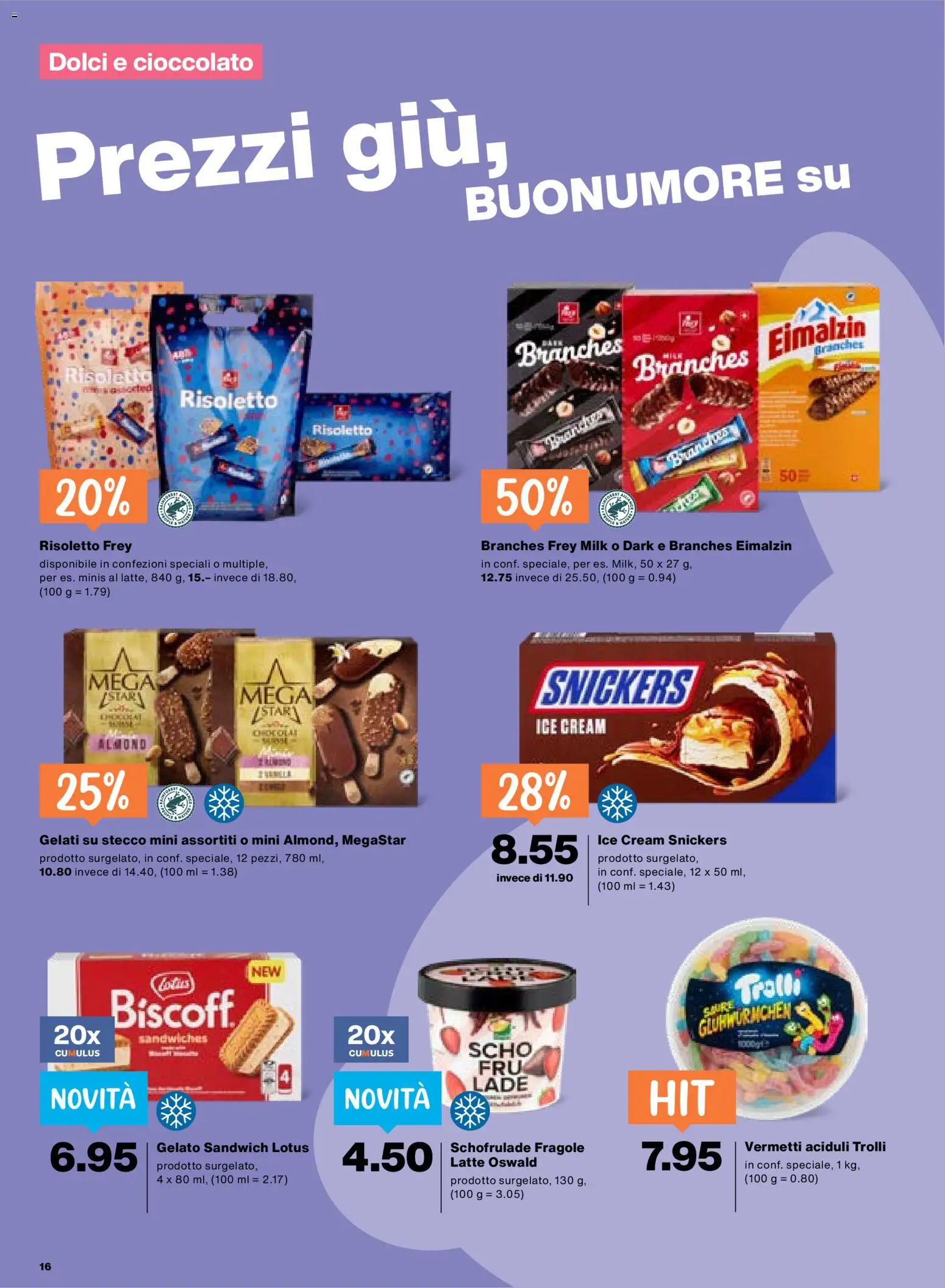 Migros aktionen IT – gültig ab 02.04.2026 | Seite: 16 | Produkte: Snickers