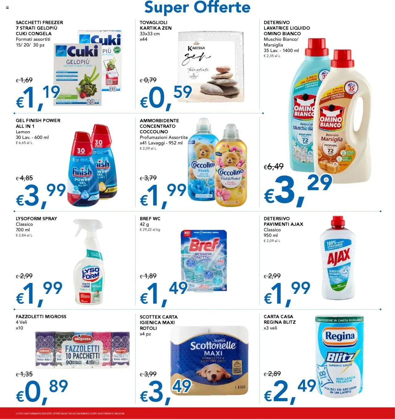 Volantino Migross del 11.09.2025 | Pagina: 15 | Prodotti: Ammorbidente, Tè, Lavatrice, WC