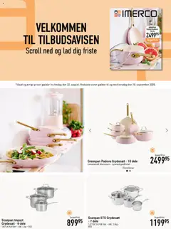 Eksempel på tilbudsavis Imerco - Tilbudsavis fra butik Imerco gyldig fra 22.08.2025
