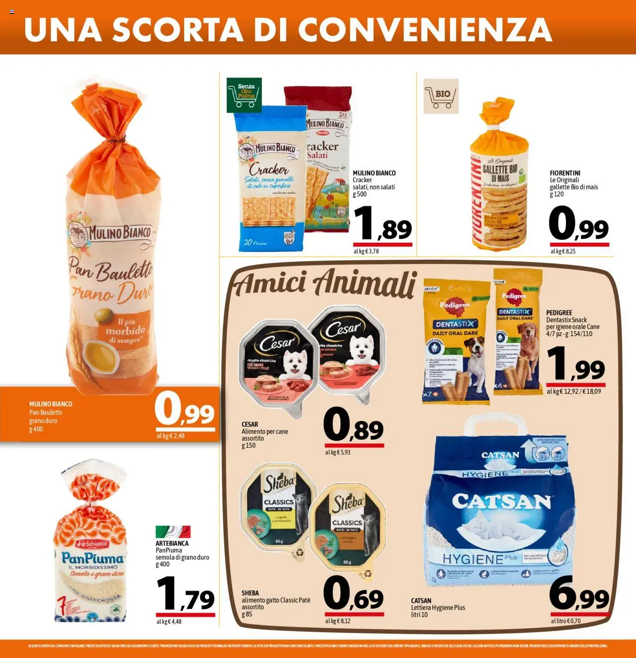 Volantino A&O del 18.09.2025 | Pagina: 10 | Prodotti: Paté, Gallette, Vitello, Mais
