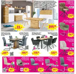 SB Möbel Boss Prospekt 	 – gültig ab 20.09.2025 | Seite: 9 | Produkte: Tisch, Stuhl