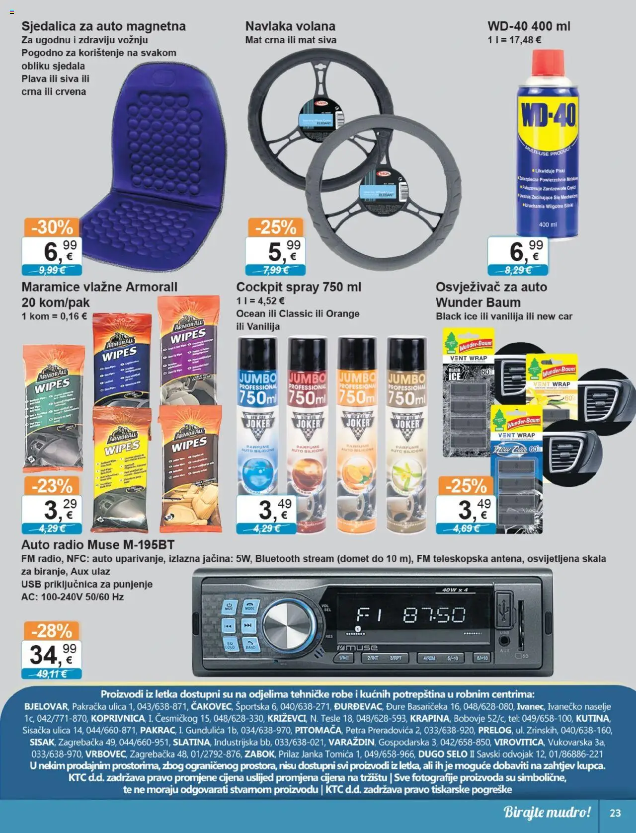 KTC katalog | vrijedi od 22.10.2025 | Stranica: 23 | Proizvodi: Radio, USB