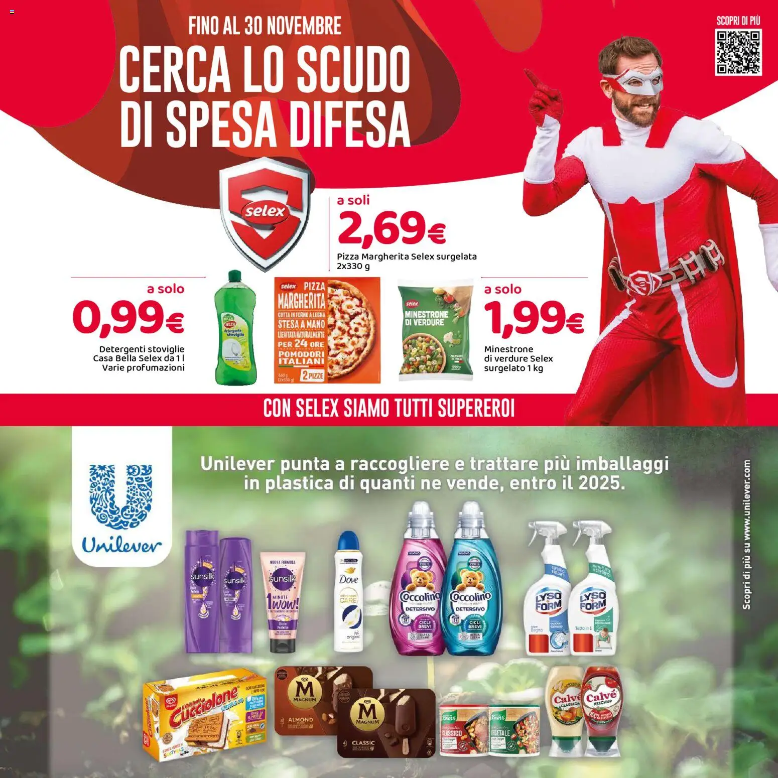 Volantino Famila del 13.11.2025 | Pagina: 26 | Prodotti: Minestrone, Pizza, Verdure, Forno