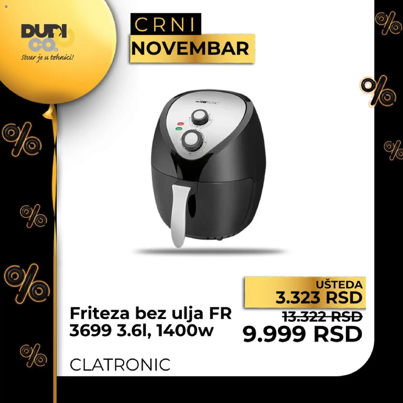 Dudi co. katalog - važi od 10.11.2025 | Strana: 47 | Proizvode: Friteza