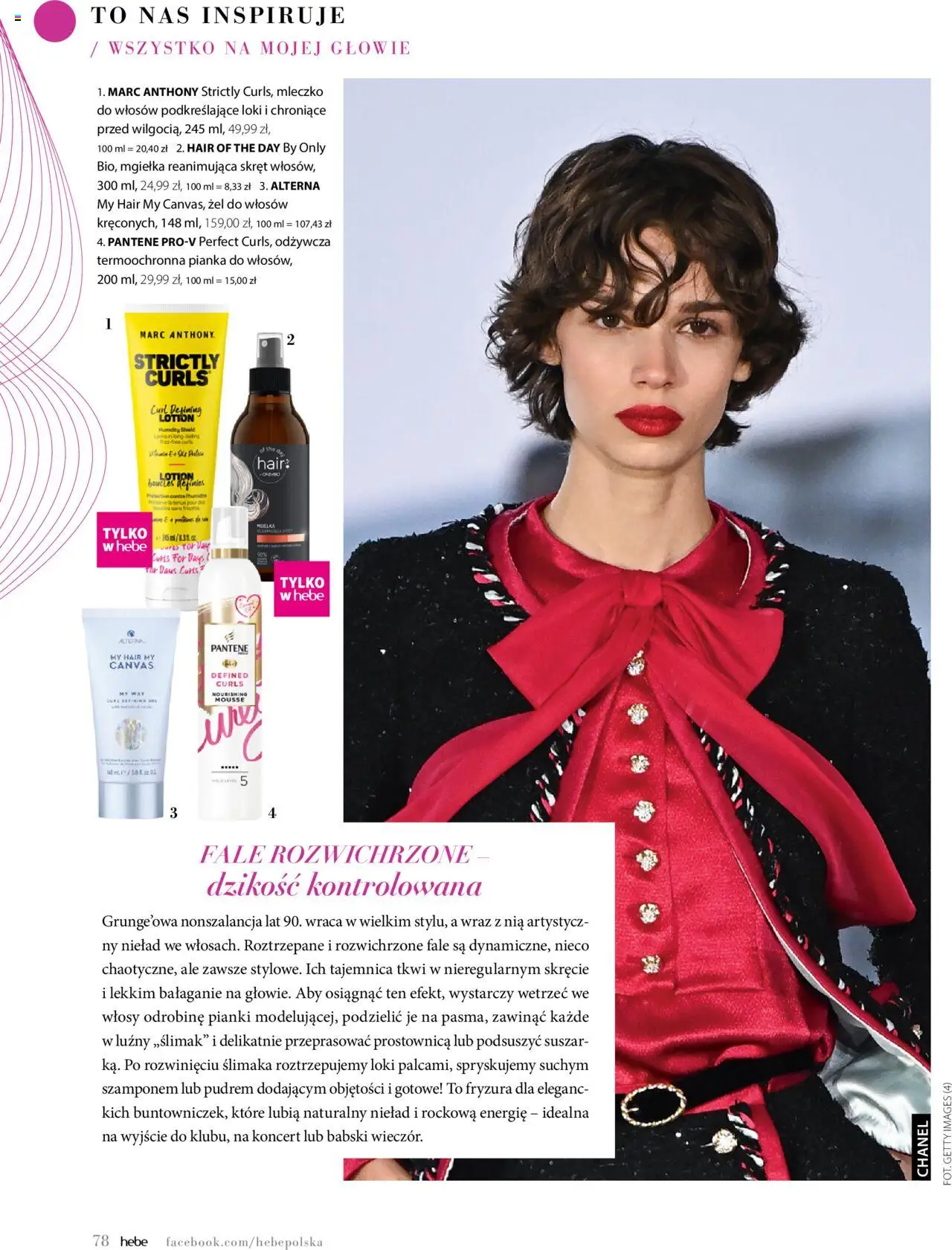 Hebe Gazetka - Magazyn od 01.05.2025 | Strona: 78 | Produkty: Prostownica, Pianki, Lotion