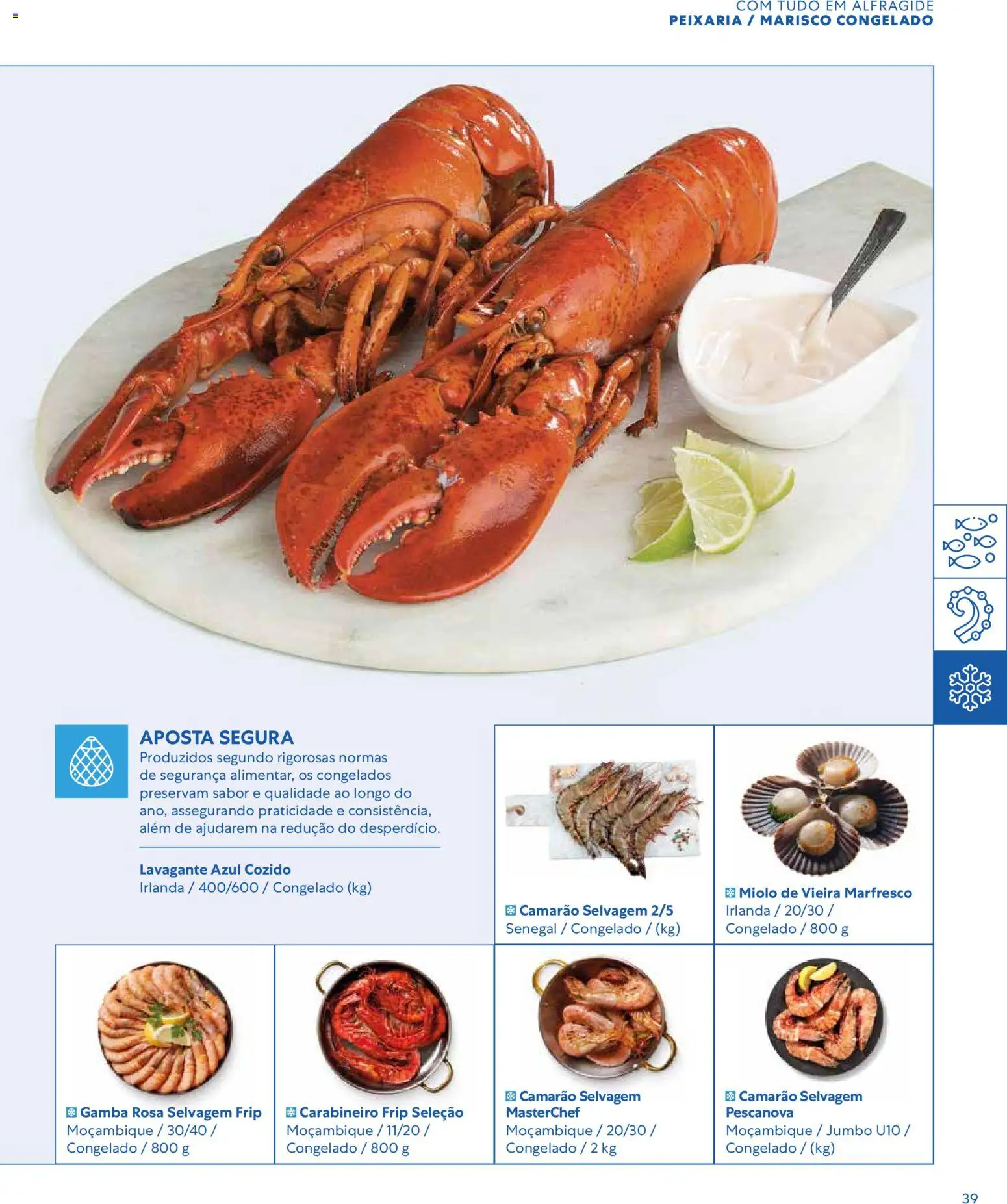 Recheio - Catálogo de Alfragide │ válido de 16.03.2026 | Página: 39 | Produtos: Camarão