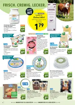 CITTI Markt Bio logisch! ab 25.02.2026 gültig | Seite: 4 | Produkte: Gouda, Burger, Skyr, Erbsen