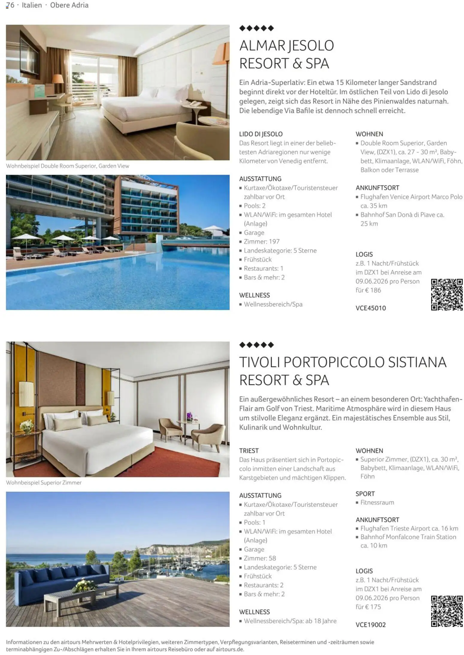 TUI airtours Katalog  Europareisen 2025/26 – gültig ab 01.11.2025 | Seite: 76 | Produkte: Föhn