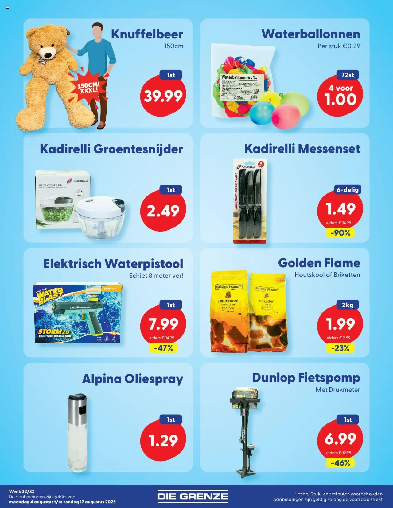  | Pagina: 6 | Producten: Messenset, Darált marhahús, Drukmeter, Festék