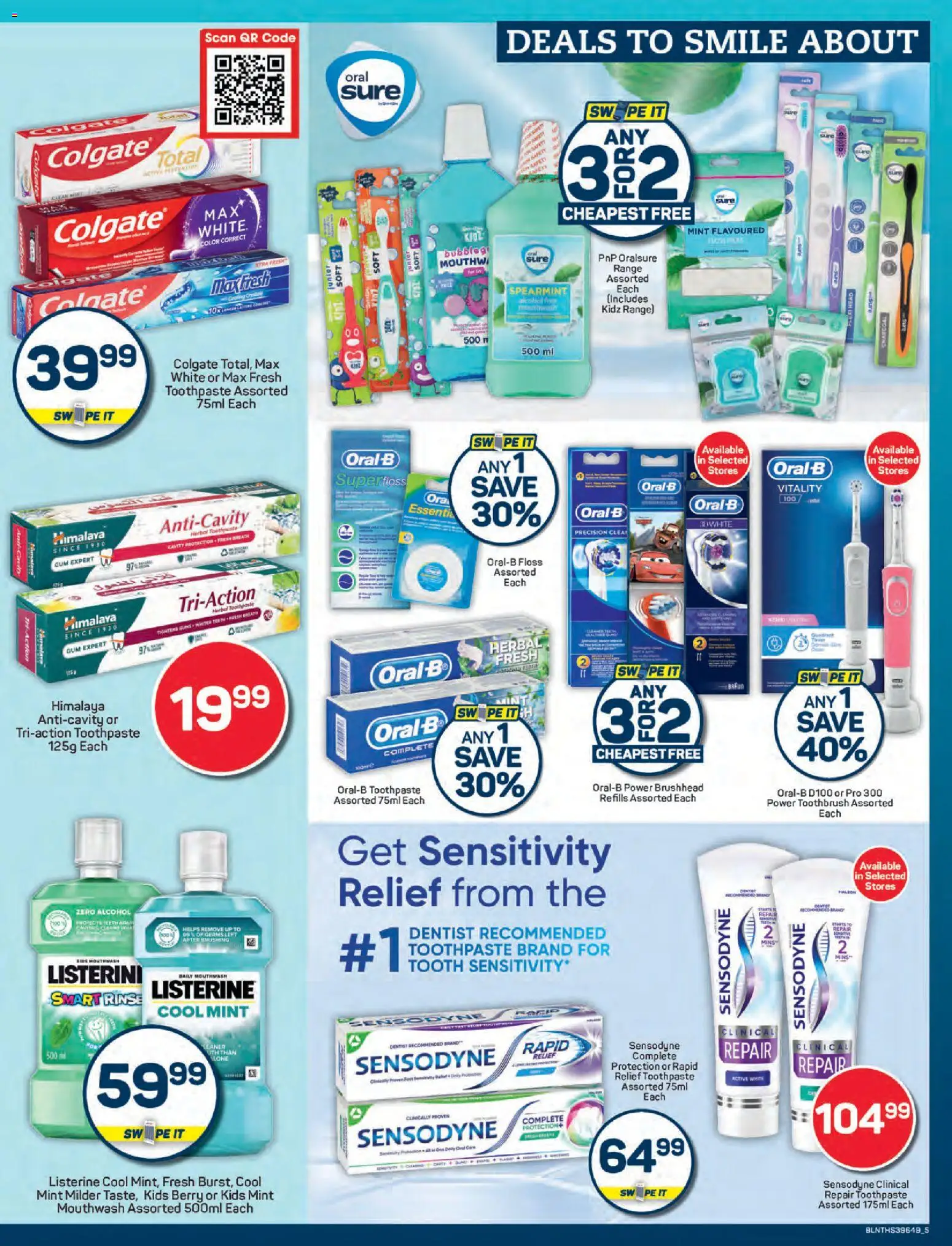 New Pick n Pay catalogue – valid from 25.02.2026 | Page: 5 | Products: Toothpaste, Mouthwash, Toothbrush