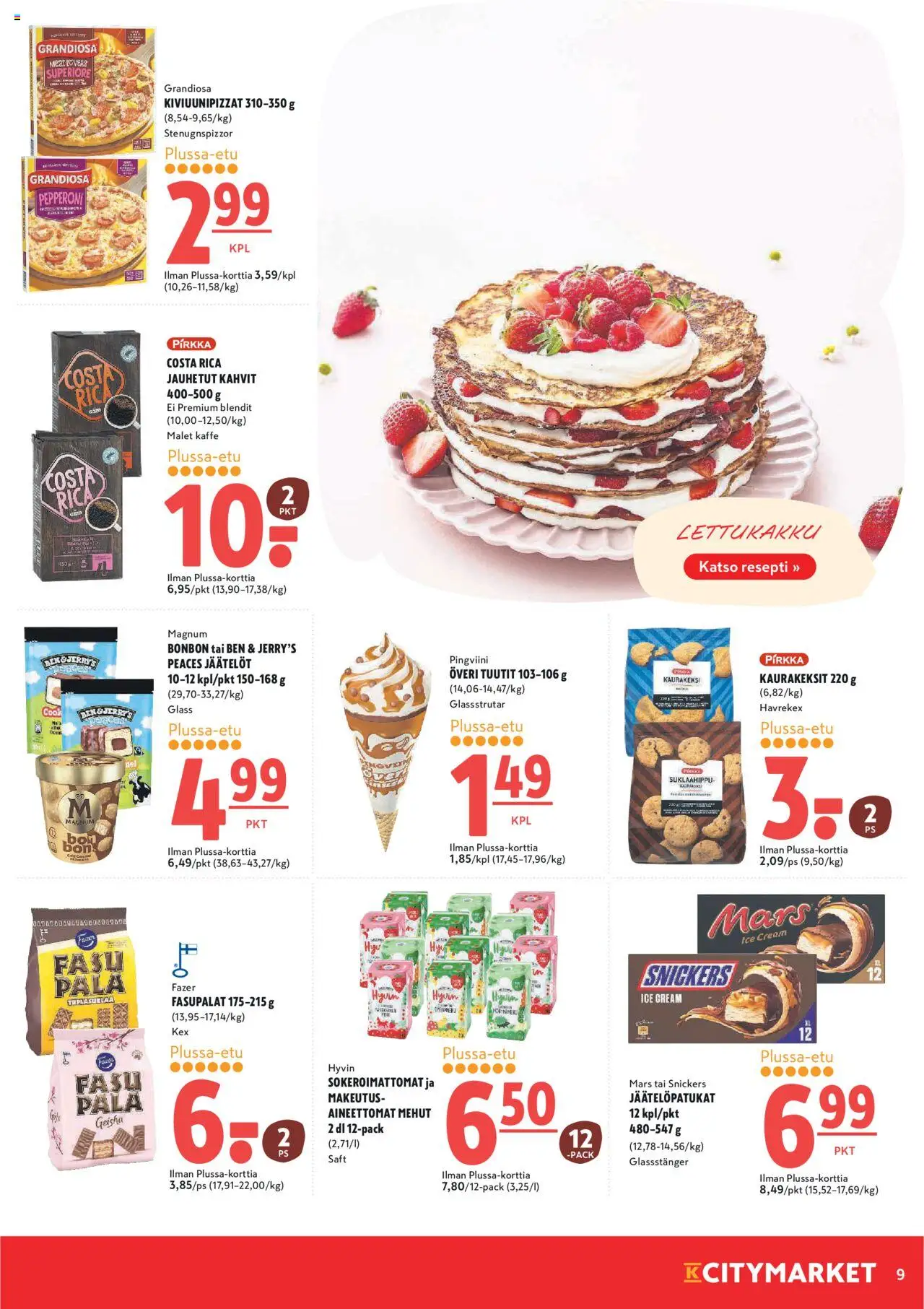  | Sivu: 9 | Tuotteet: Pizza