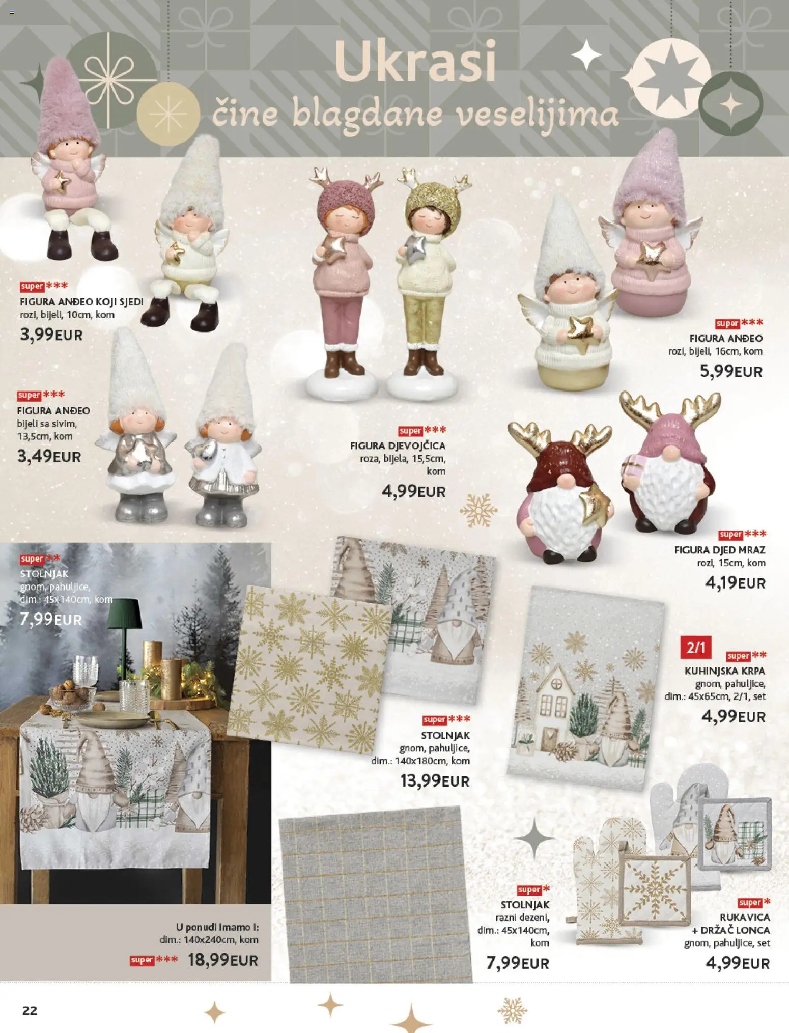 Konzum katalog | vrijedi od 24.11.2025 | Stranica: 22 | Proizvodi: Krpa, Stolnjak