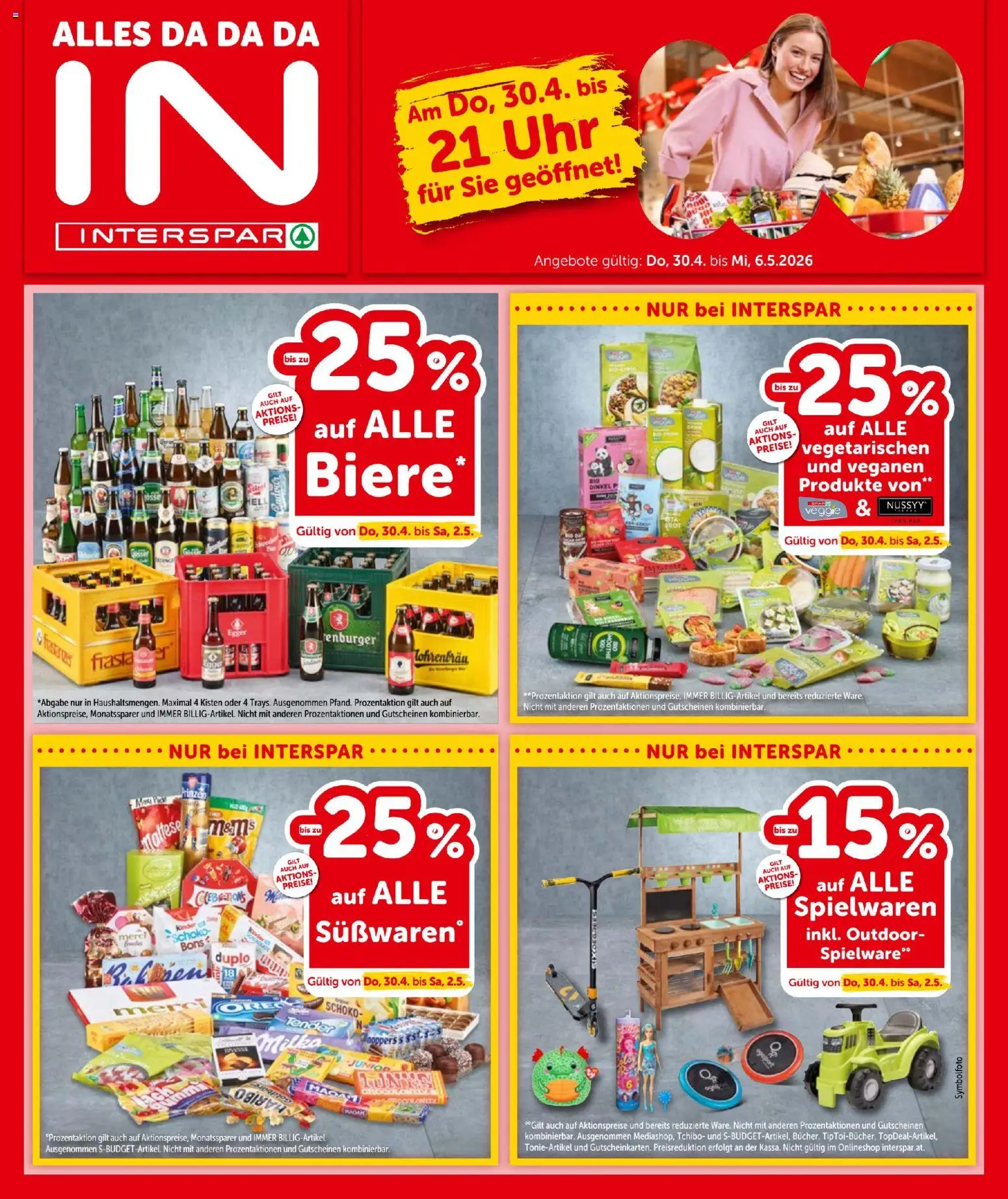 Interspar - Flugblatt gültig ab 30.04.2026 | Seite: 1 | Produkte: Uhr