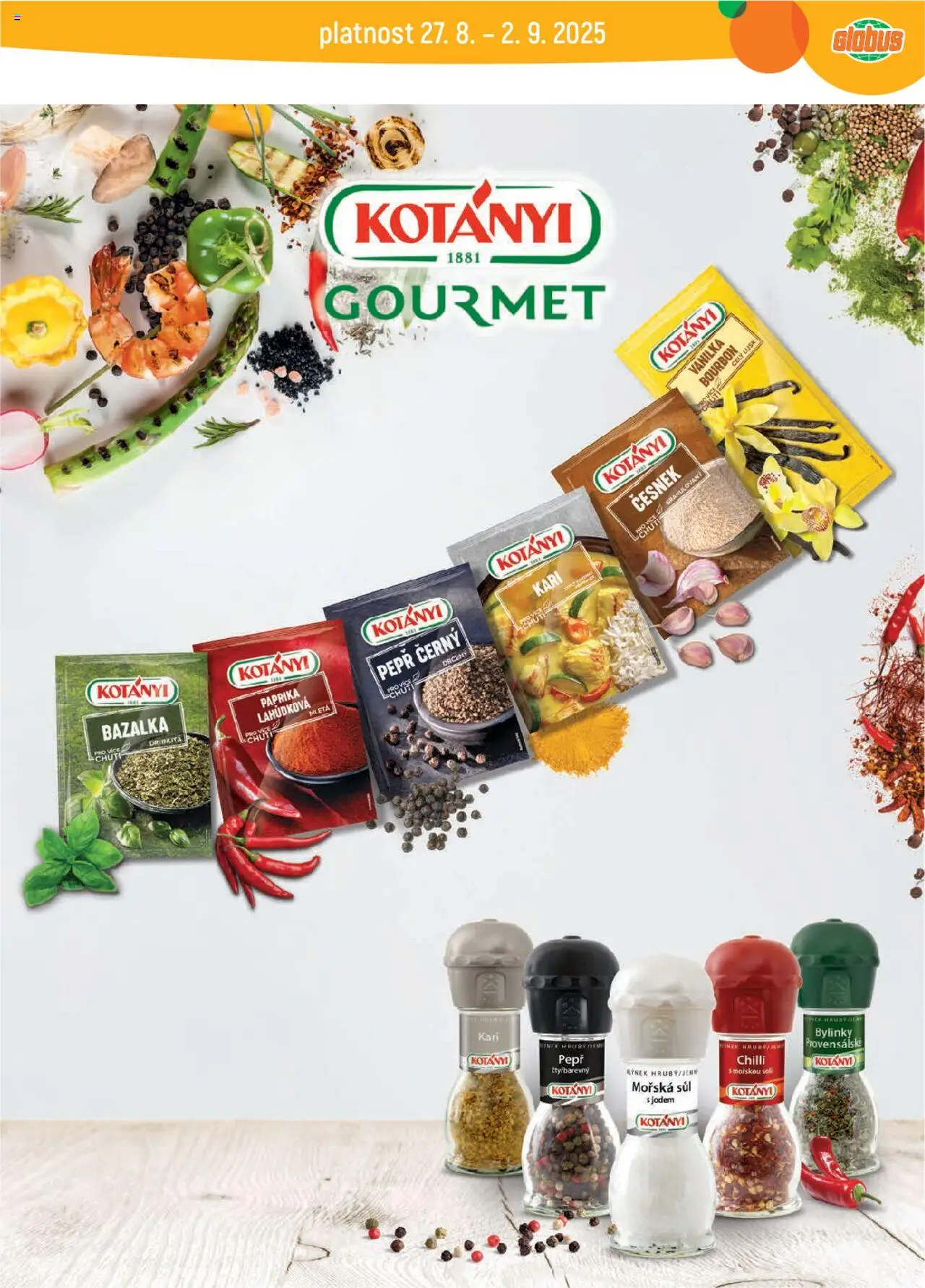 Globus leták od 27.08.2025 | Strana: 28 | Produkty: Gourmet, Bourbon, Paprika, Česnek