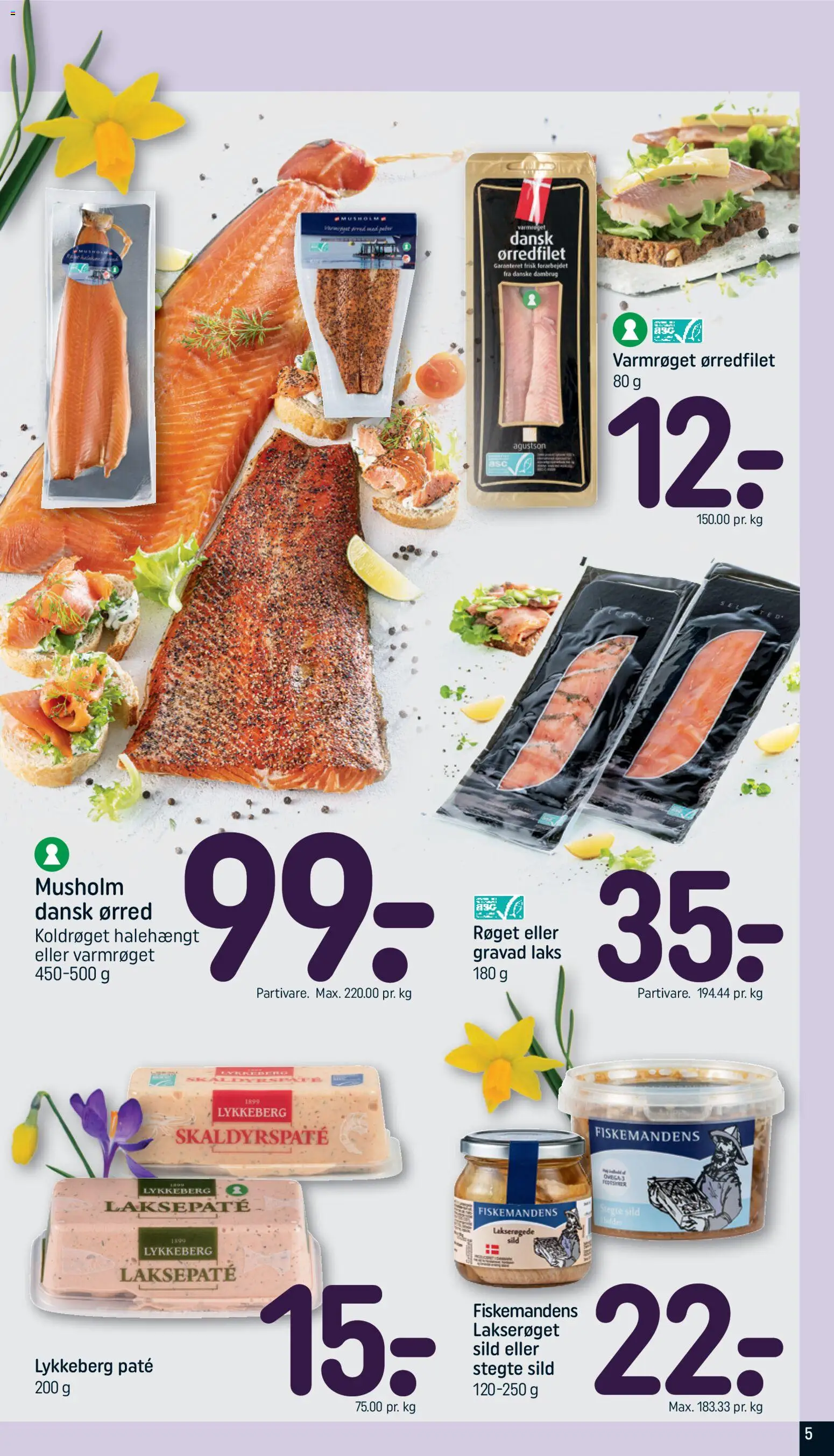 Rema 1000 tilbudsavis – gyldig fra 28.03.2026 | Side: 5 | Produkter: Paté, Sild