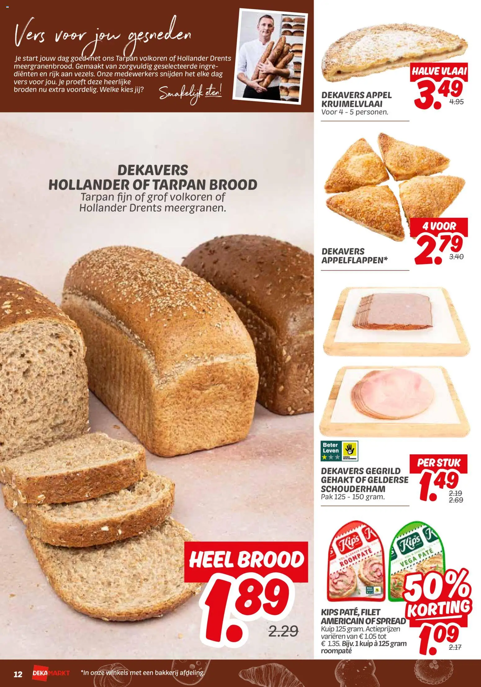 {H1} | Pagina: 14 | Producten: Brood, Gehakt, Bakkerij, Appel