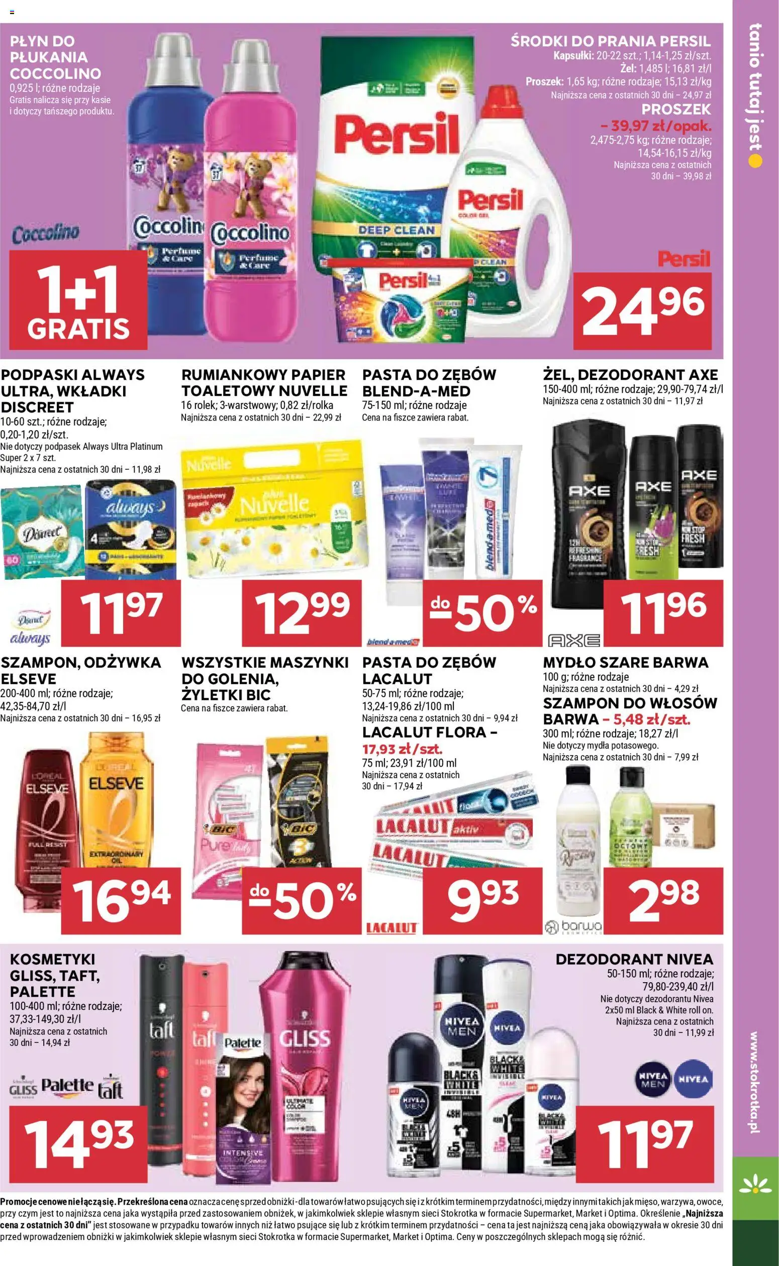 Stokrotka Gazetka od 12.02.2026 | Strona: 37 | Produkty: Podpaski always, Podpaski, Mydło, Lacalut