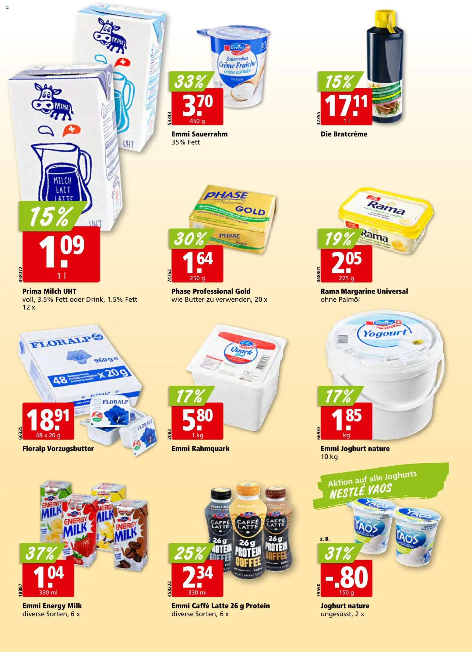 Aligro aktionen – gültig ab 09.03.2026 | Seite: 14 | Produkte: Milch, Butter, Joghurt, Sauerrahm