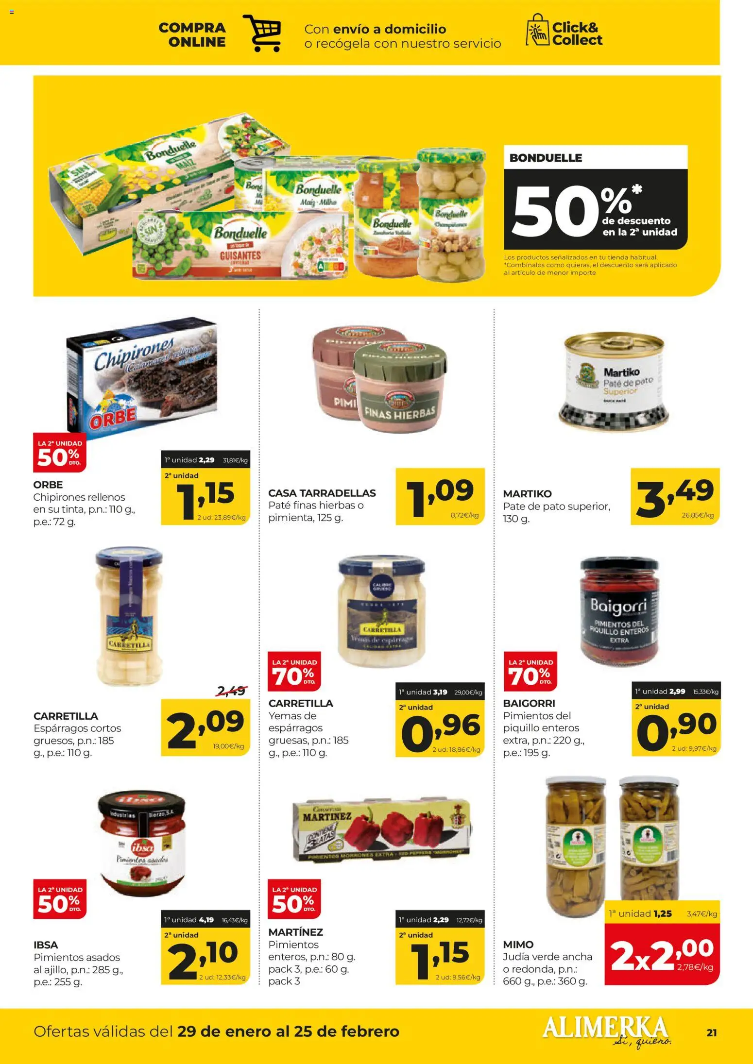 Alimerka folleto Asturias │ válido desde el 29.01.2026 | Página: 21 | Productos: Paté, Νερό καρύδας