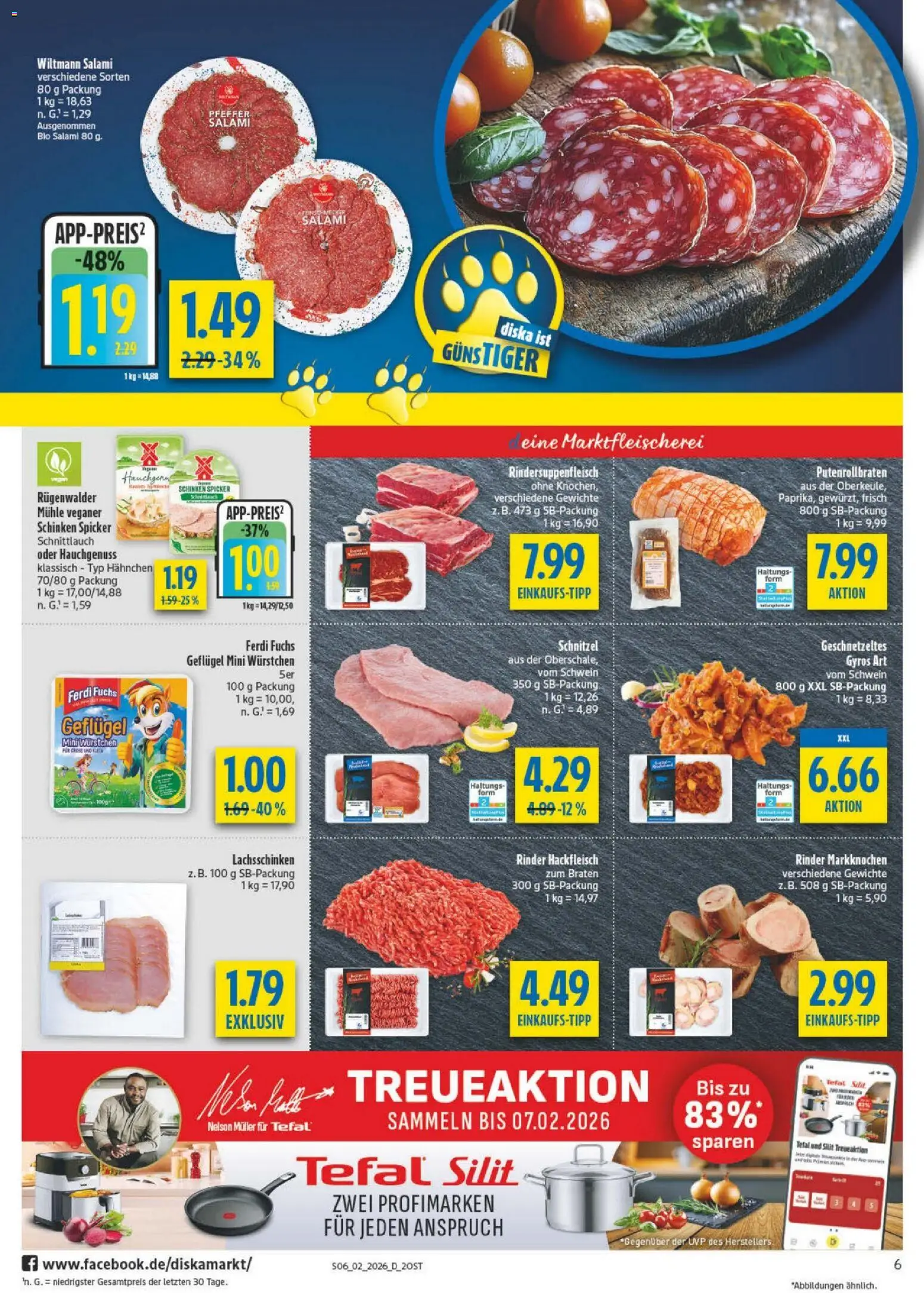 Diska - Diska Angebote Sachsen-Thüringen KW02 – gültig ab 05.01.2026 | Seite: 6 | Produkte: Mühle, Hahnchen, Schnitzel, Gyros