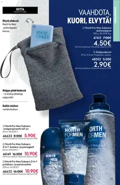 Oriflame-mainoslehti voimassa 18.02.2026 alkaen | Sivu: 151 | Tuotteet: Partavaahto, Antiperspirantti