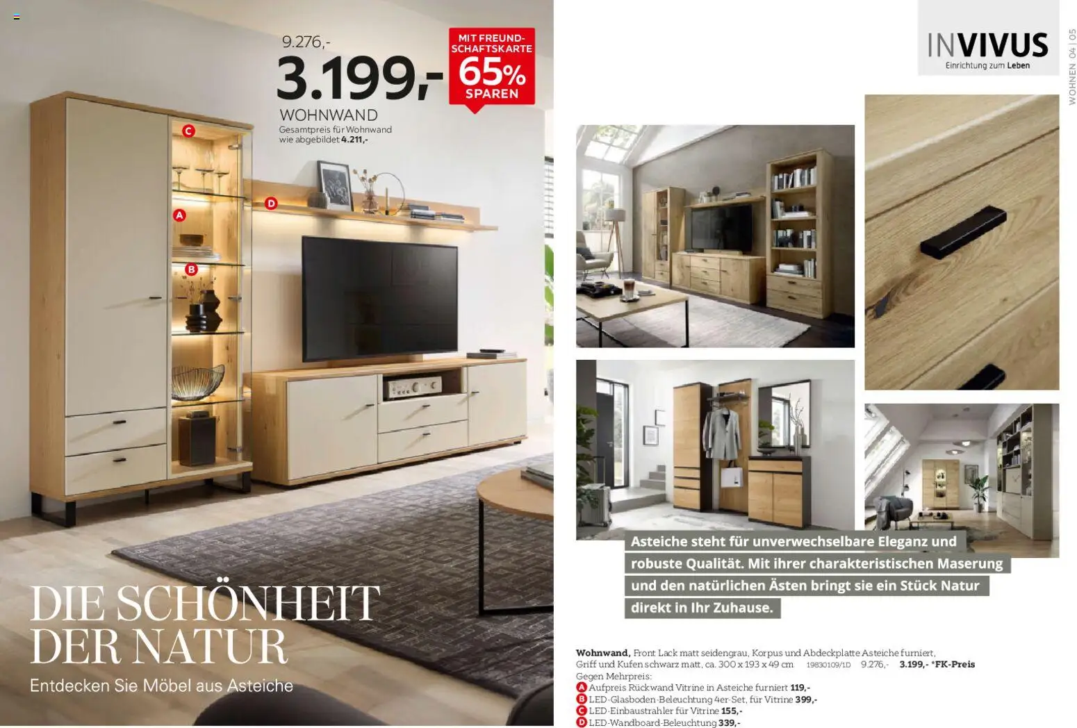 XXXL Lutz Invivus Spezial – gültig ab 01.03.2026 | Seite: 4 | Produkte: Wohnwand, Vitrine