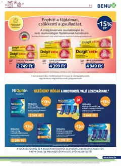 BENU Gyógyszertárak Akciós újság - amely érvényes a következő dátumtól: 01.12.2025 | Oldal: 11