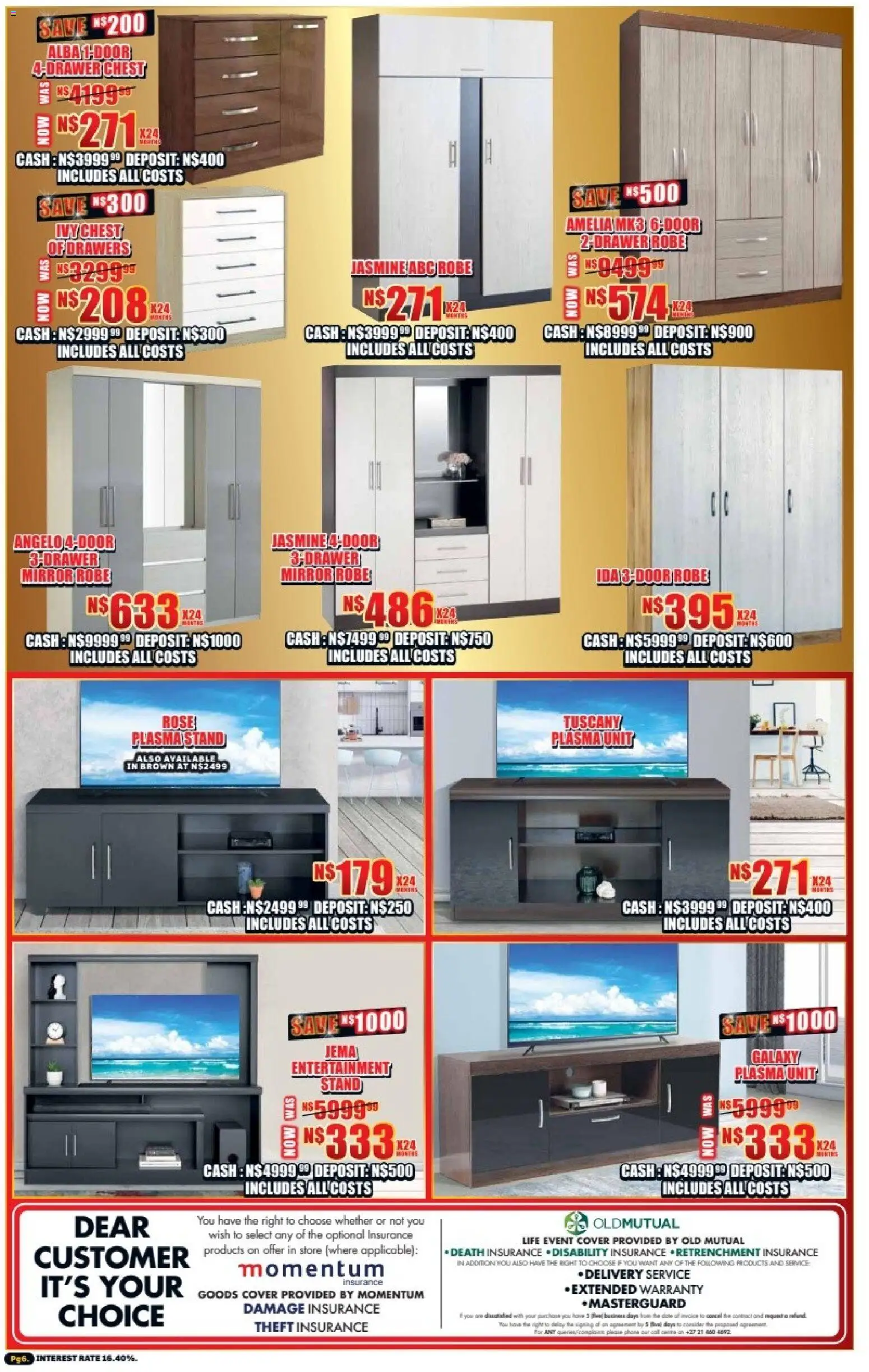 New Lewis Stores catalogue – valid from 05.01.2026 | Page: 6 | Products: Cover, Mirror, Plasma unit