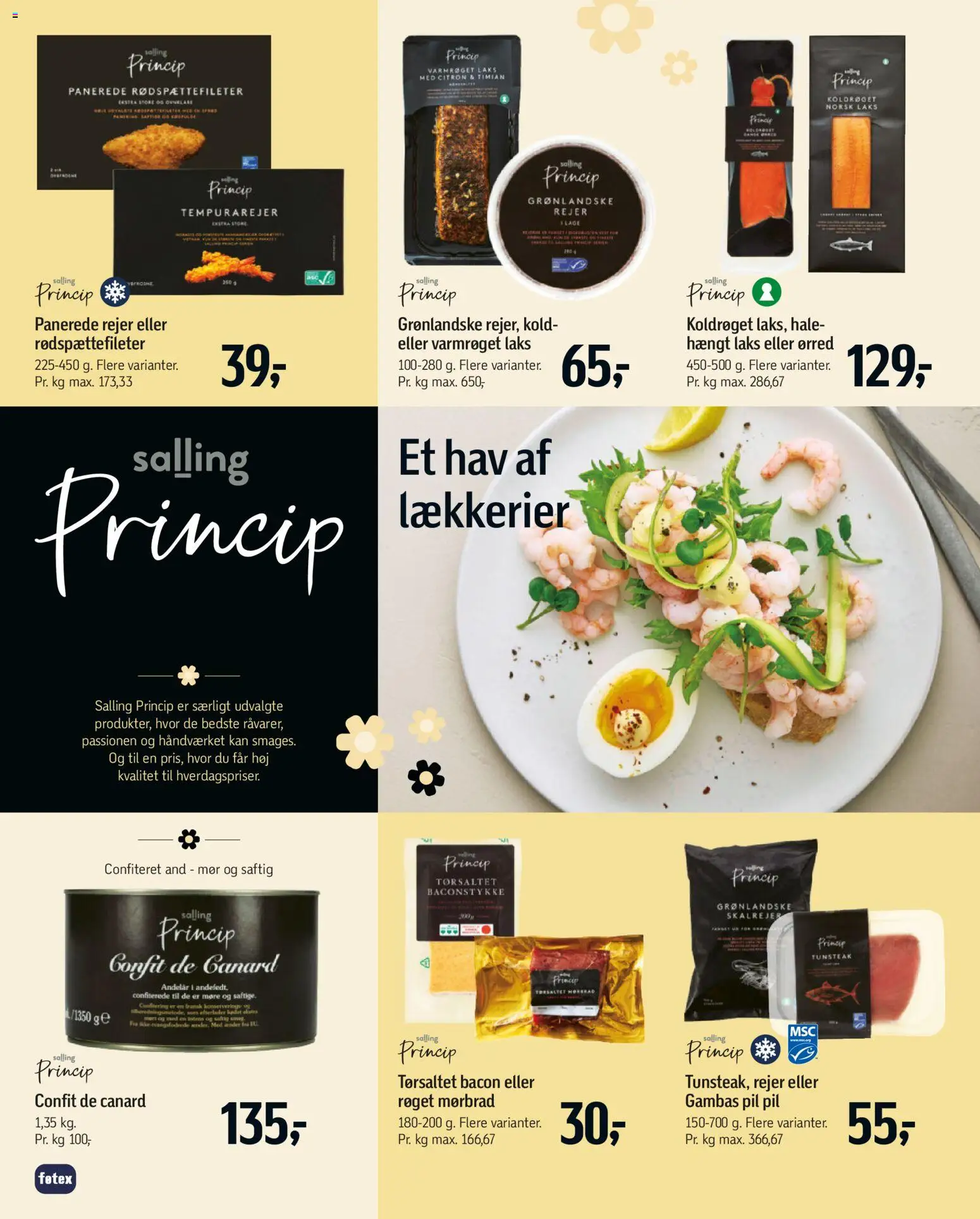 Føtex tilbudsavis – gyldig fra 20.03.2026 | Side: 20 | Produkter: Bacon, Rejer, Søm, Timian