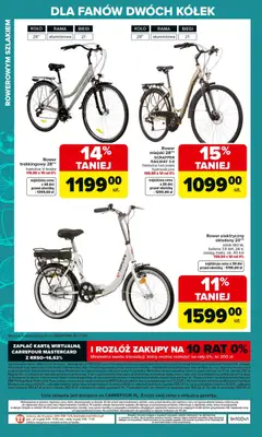 Pogląd oferty "Carrefour gazetka - Ogród" - ważna od 02.03.2026 | Strona: 40 | Produkty: Karta, Rower, Bateria