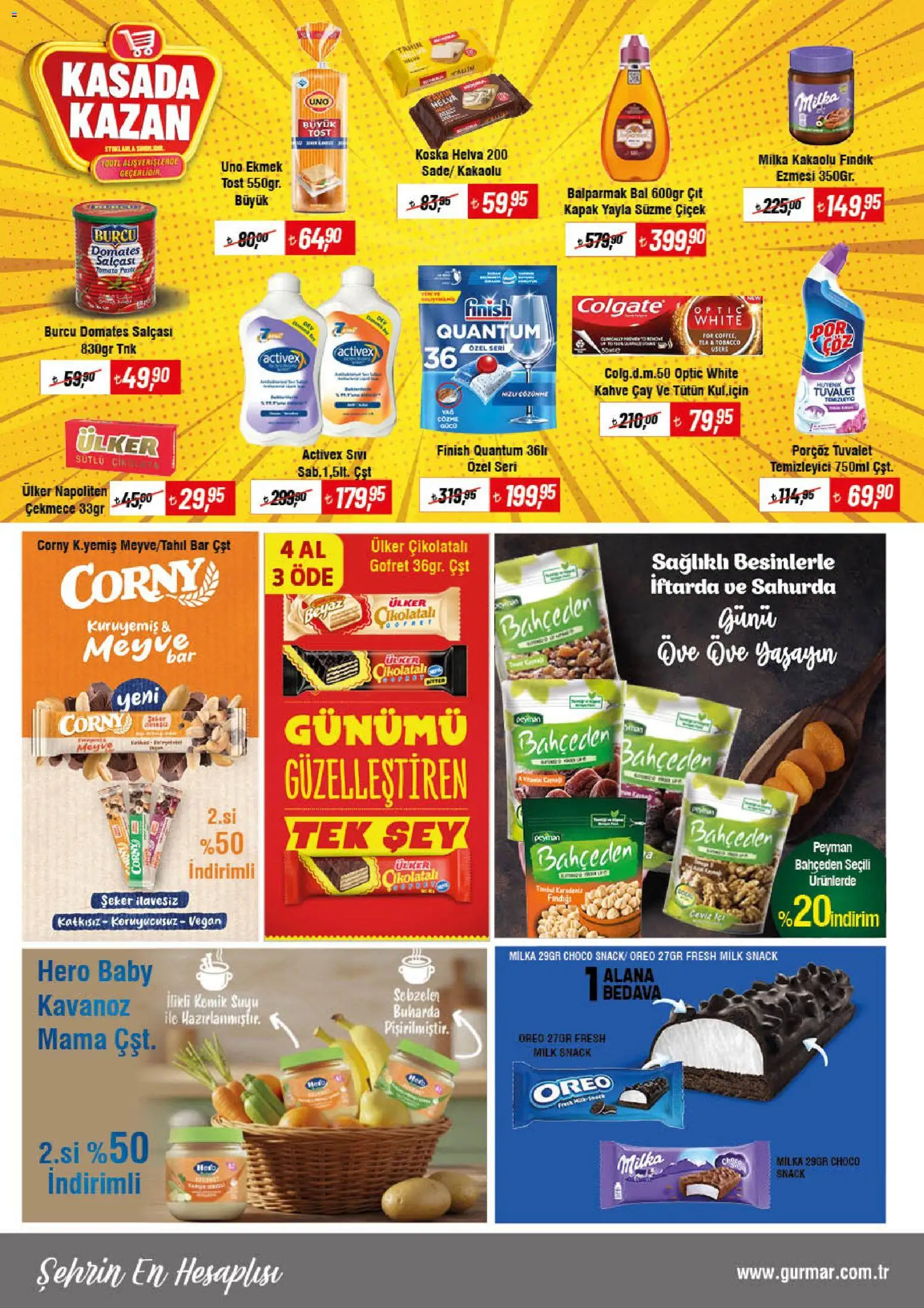 Gürmar - Katalog - 16.02.2026 tarihinden itibaren geçerlidir | Sayfa: 2 | Ürünler: Tuvalet, Ekmek, Kahve, Çikolata