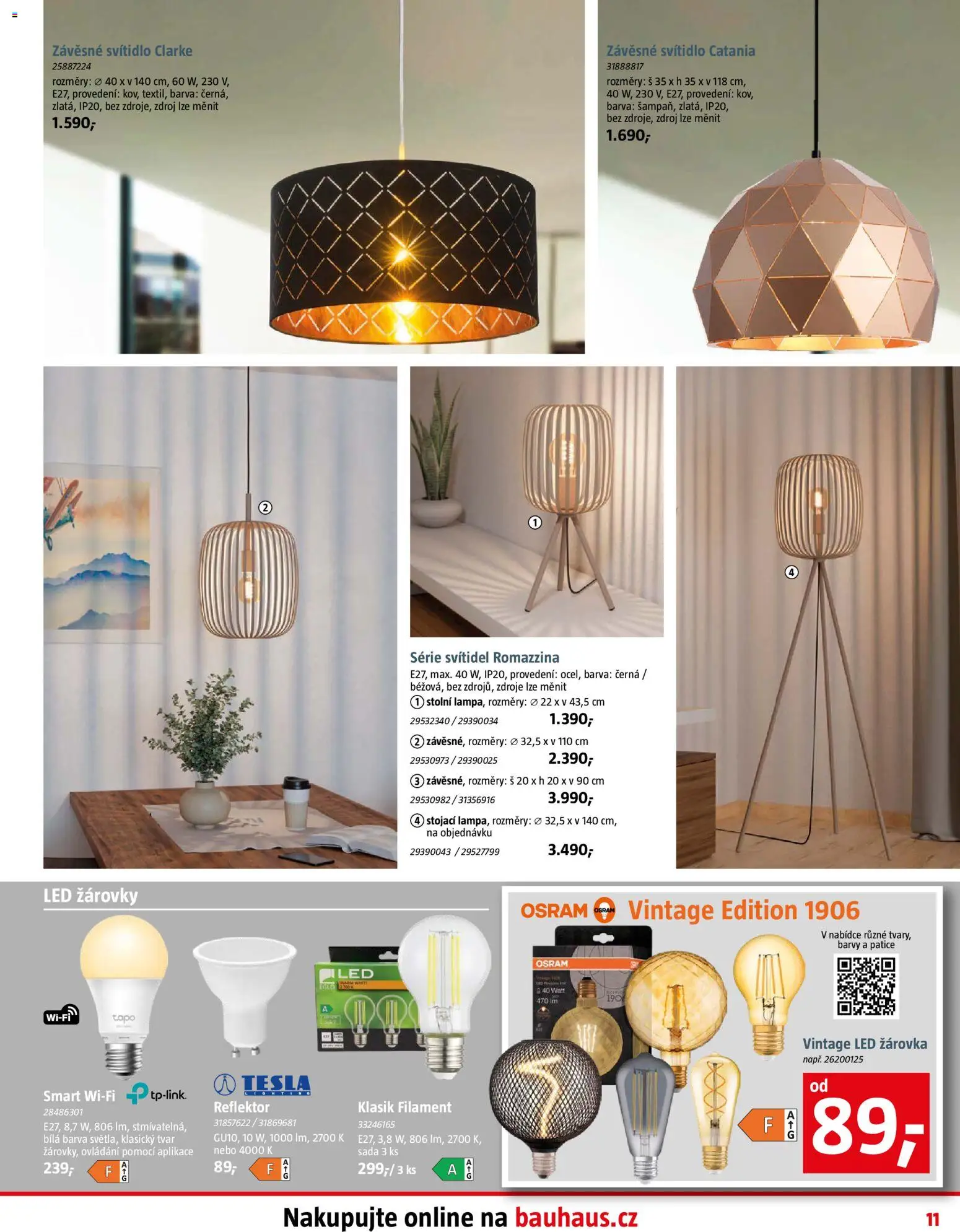 Bauhaus leták od 31.10.2025 | Strana: 11 | Produkty: LED žárovky, Reflektor, Barvy, LED